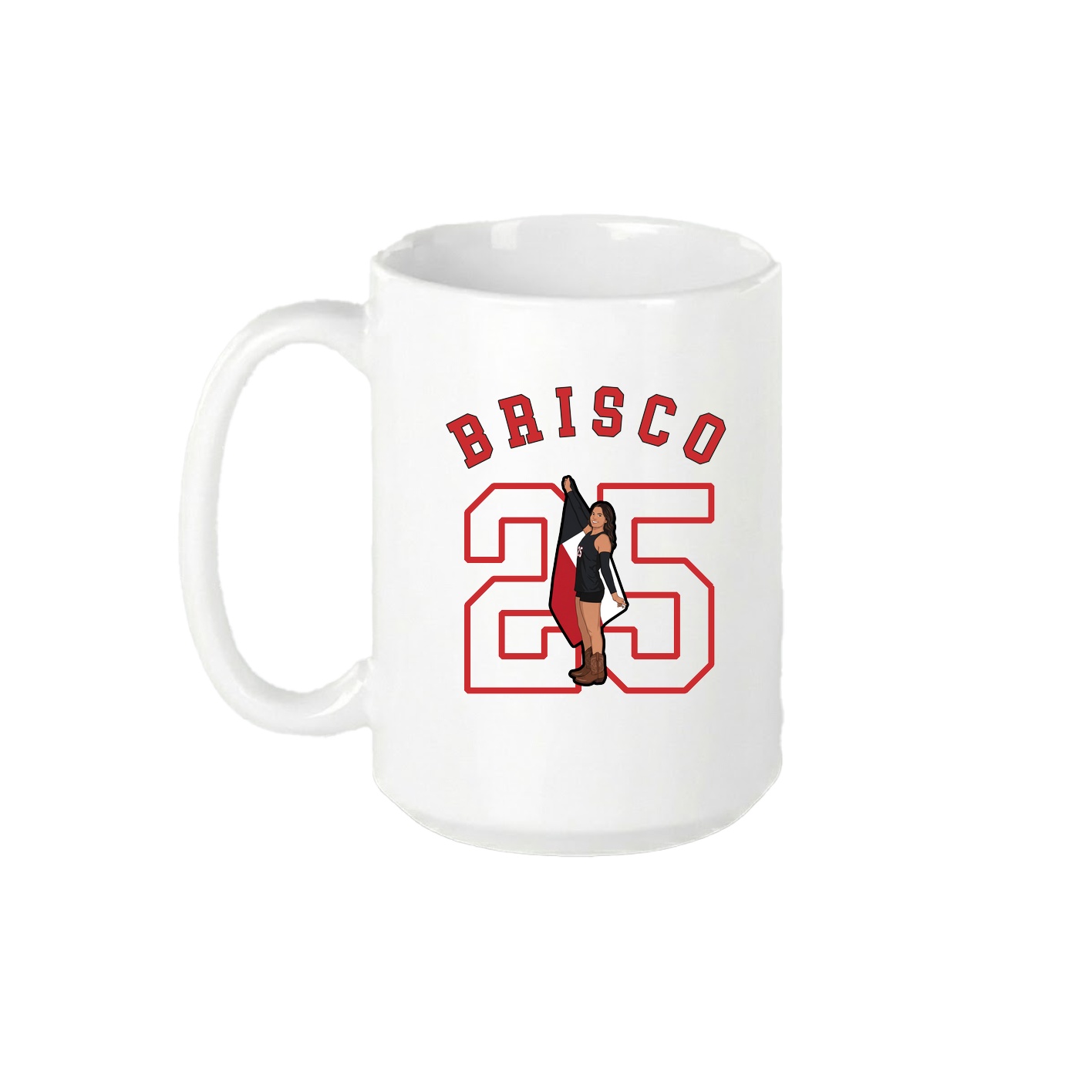 15oz Coffee Mug — Shirsey Arch in White