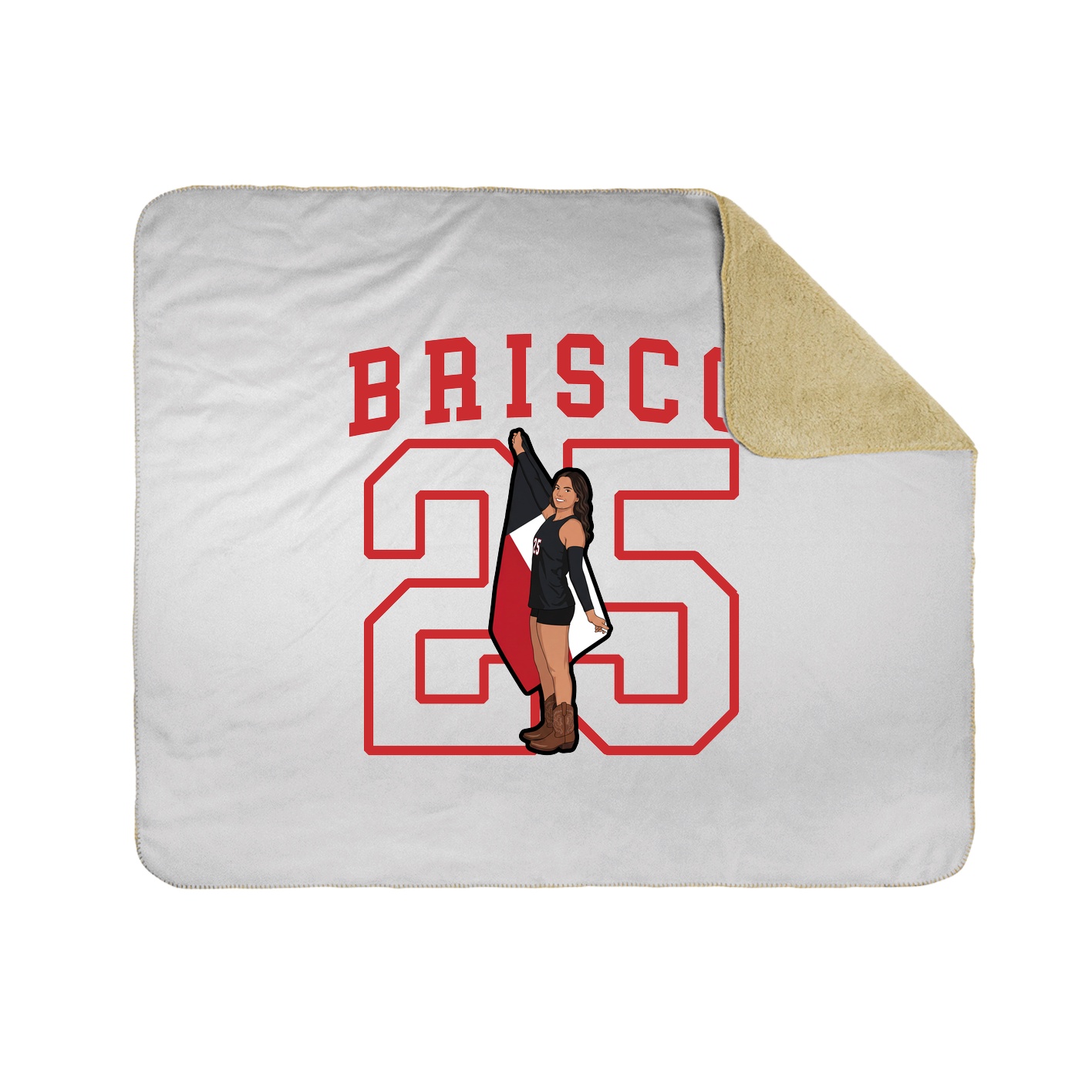 Throw Blanket — Shirsey in White