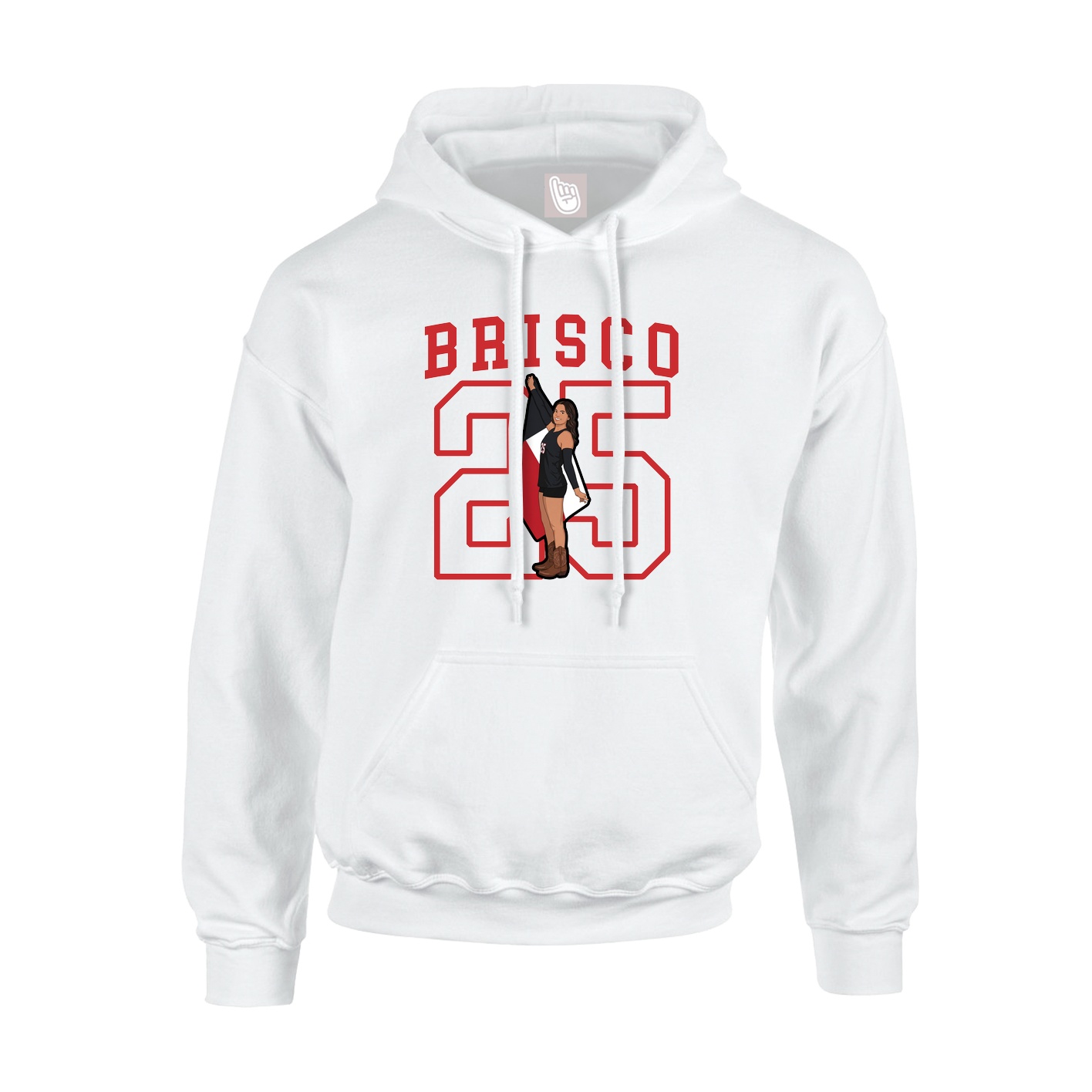 Hoodie — Shirsey in White