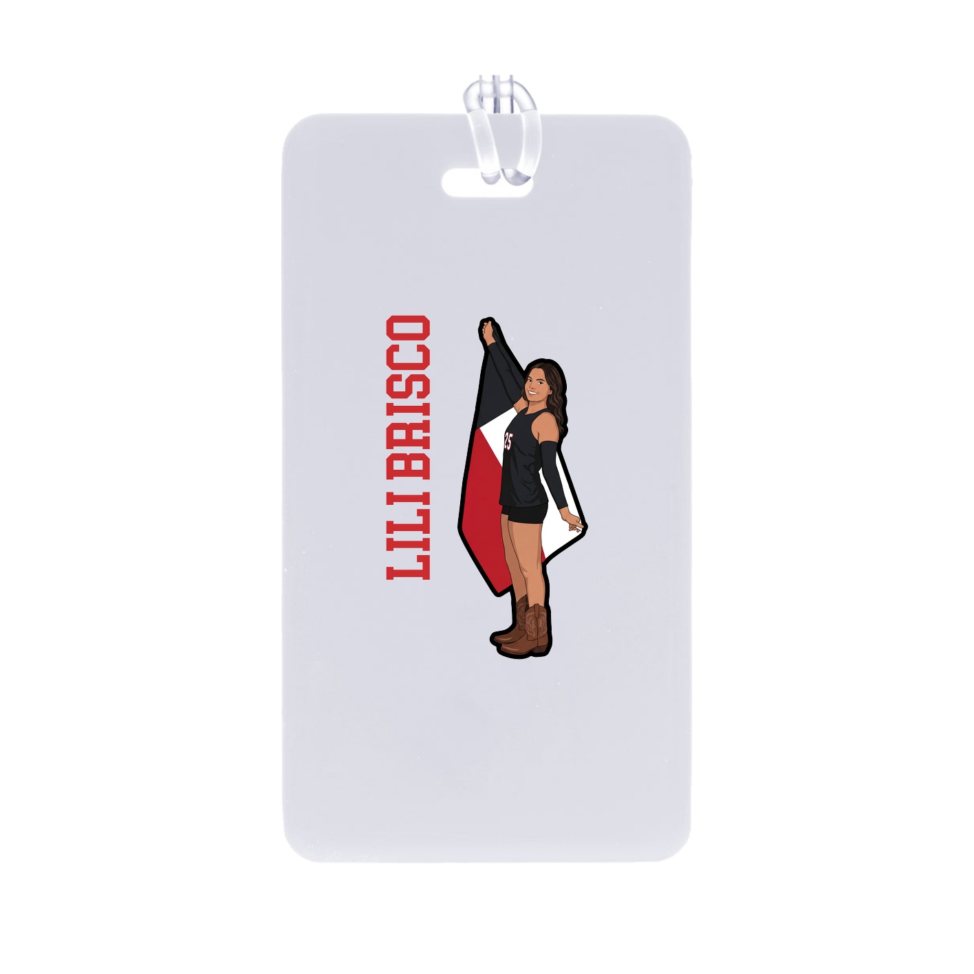 Bag Tag — Name Vertical in Classic