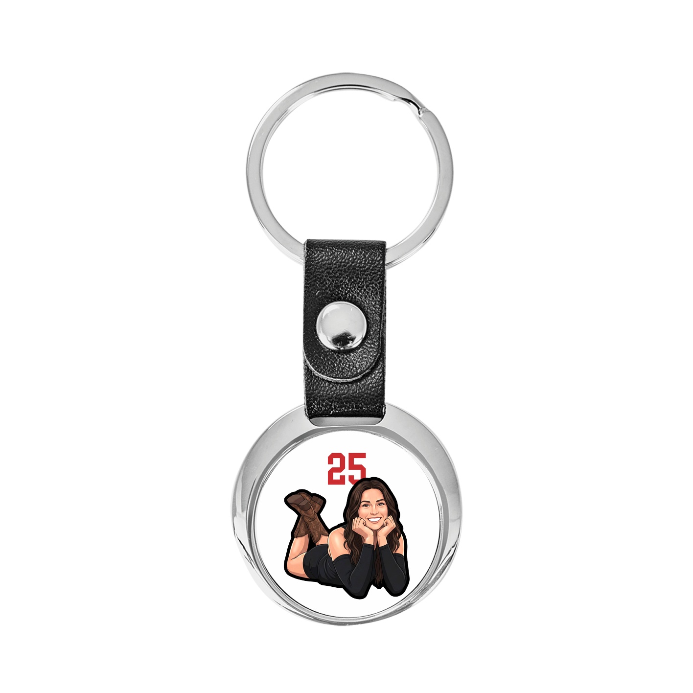 Key Chain — Number Top in Classic