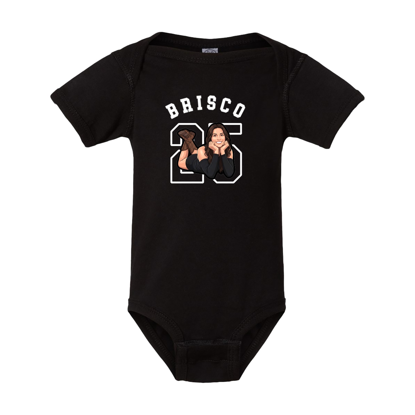 Baby Onesie — Shirsey Arch in Black
