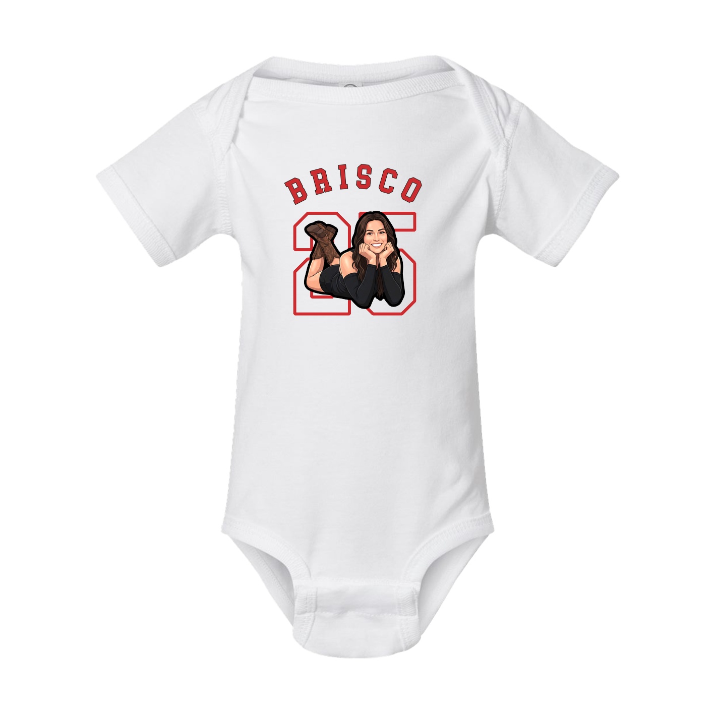 Baby Onesie — Shirsey Arch in White