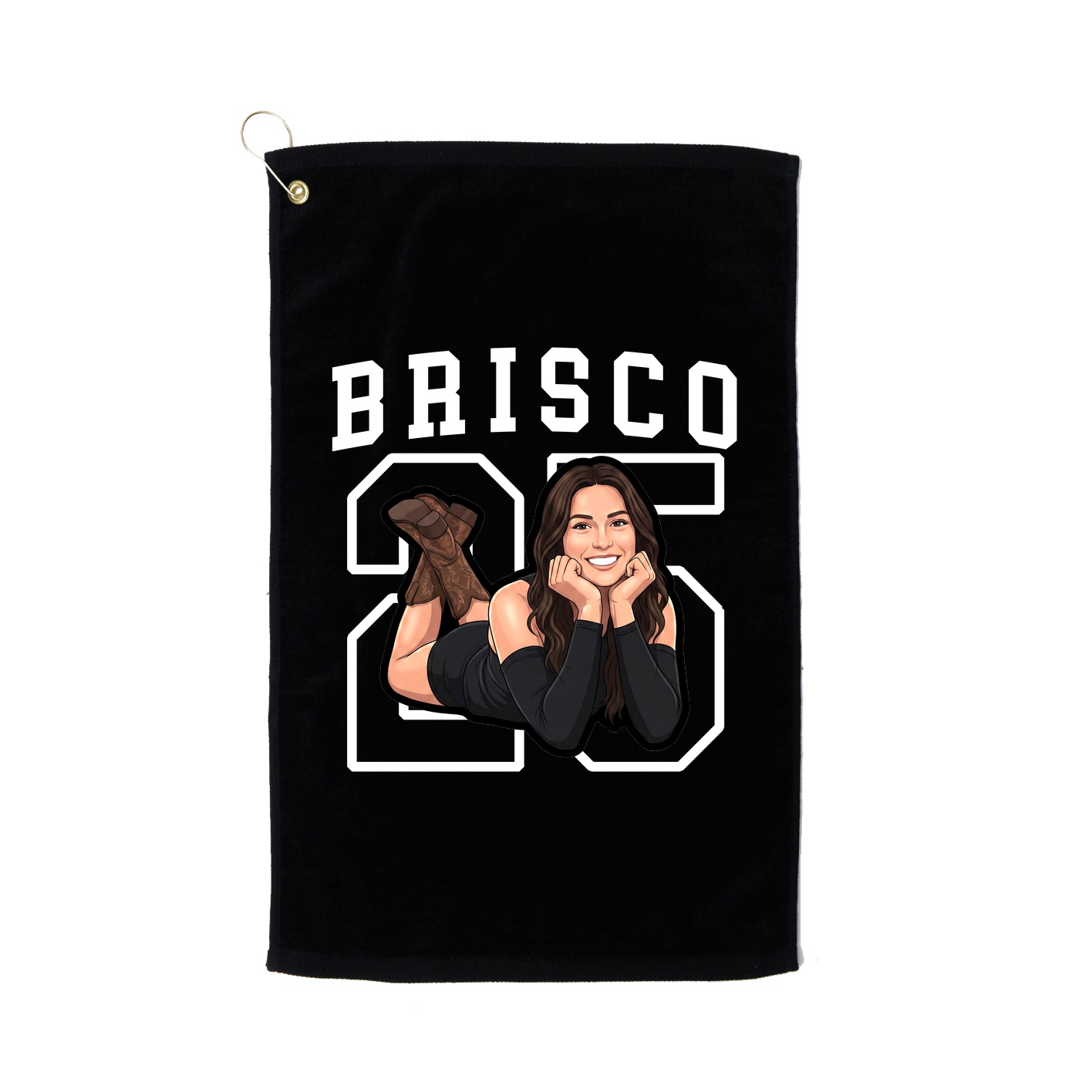 Golf Towel — Shirsey in Black