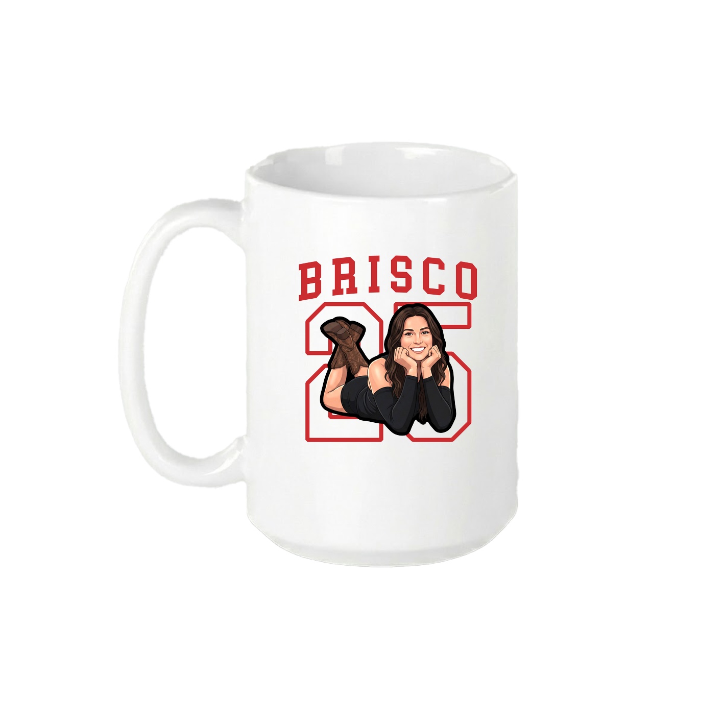 15oz Coffee Mug — Shirsey in White