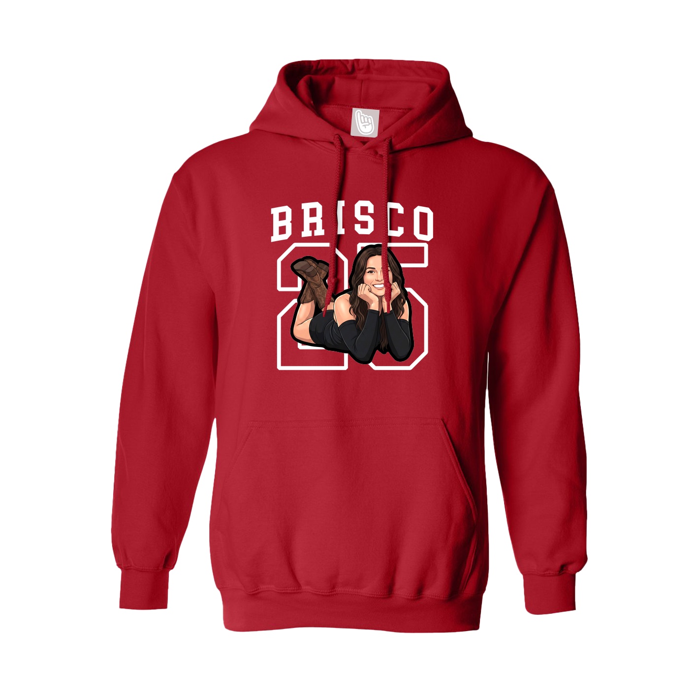 Hoodie — Shirsey in Red
