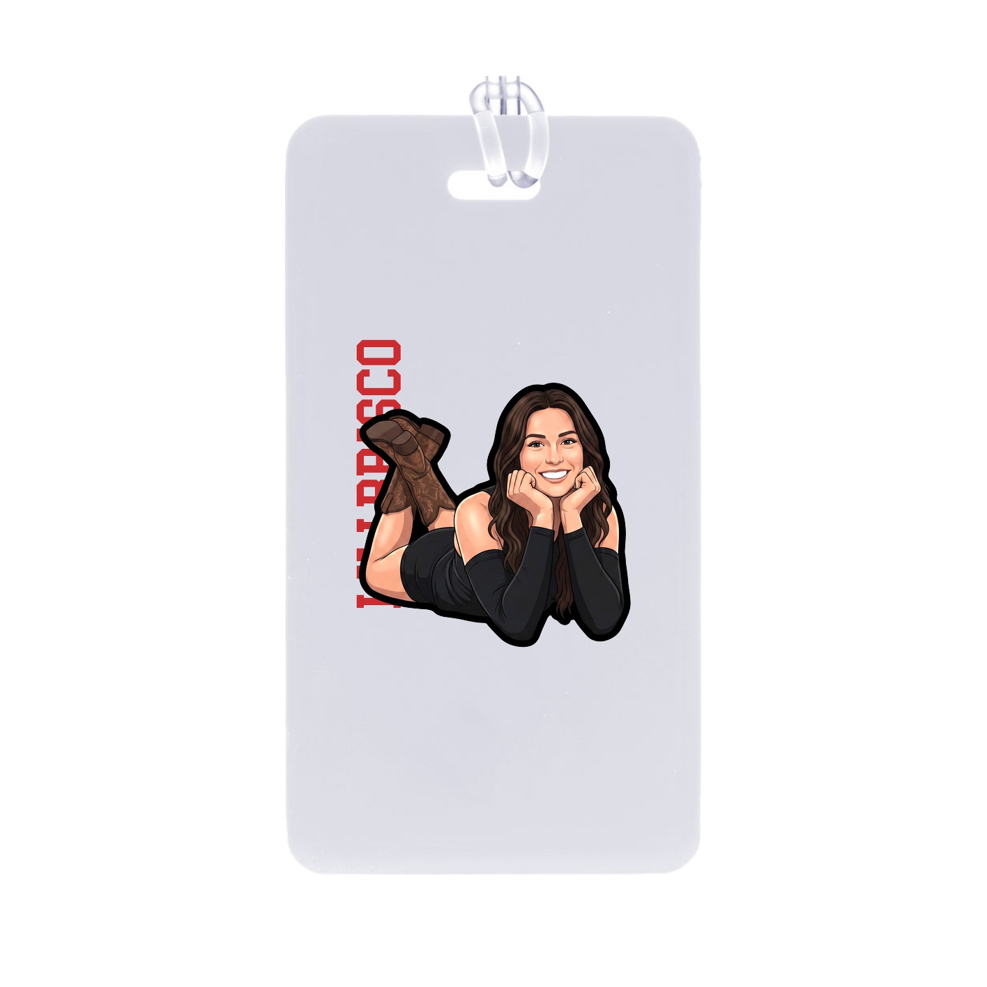 Bag Tag — Name Vertical in Classic
