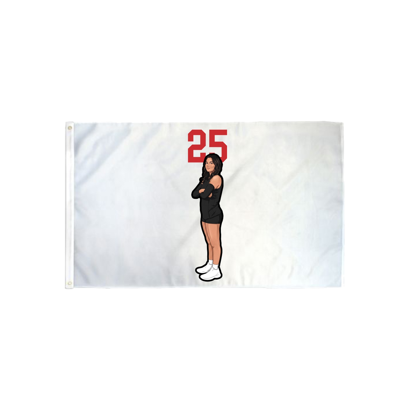 3x5 Flag — Number Top in Classic