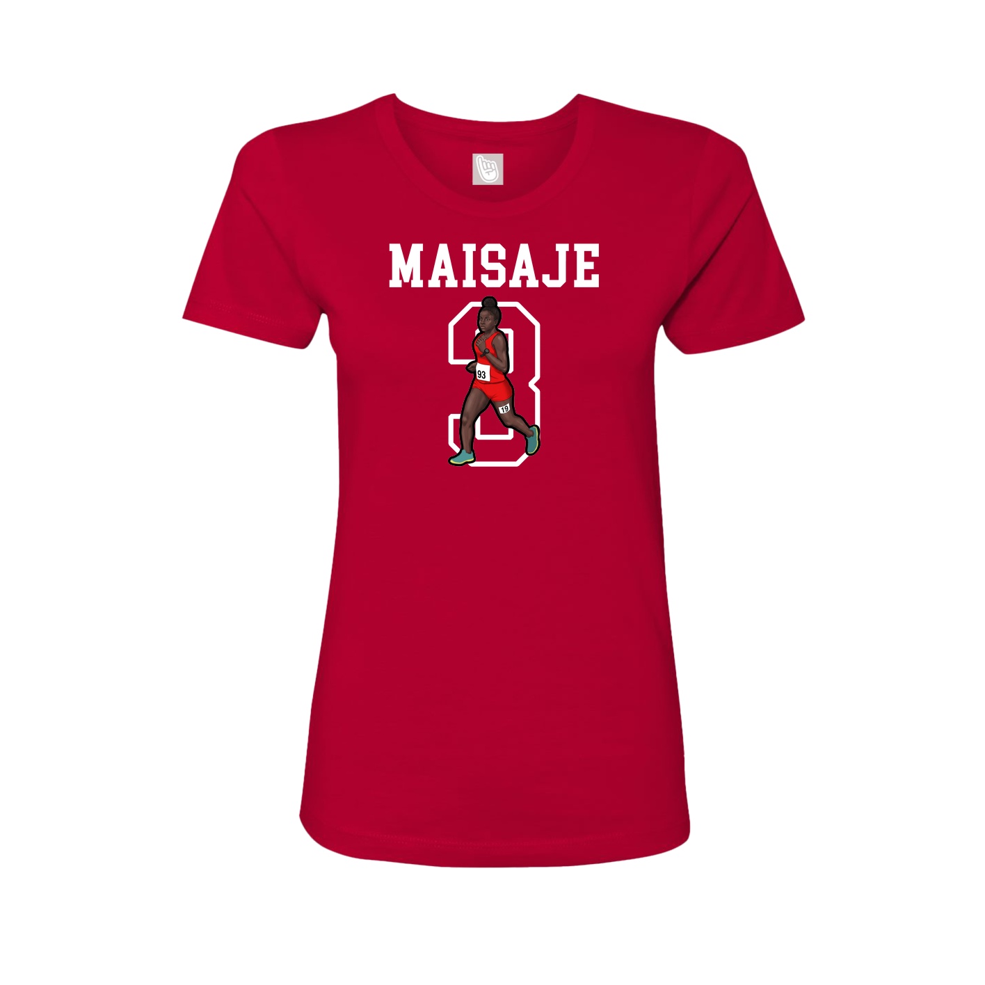 Fitted Women's Tee — Shirsey in Red