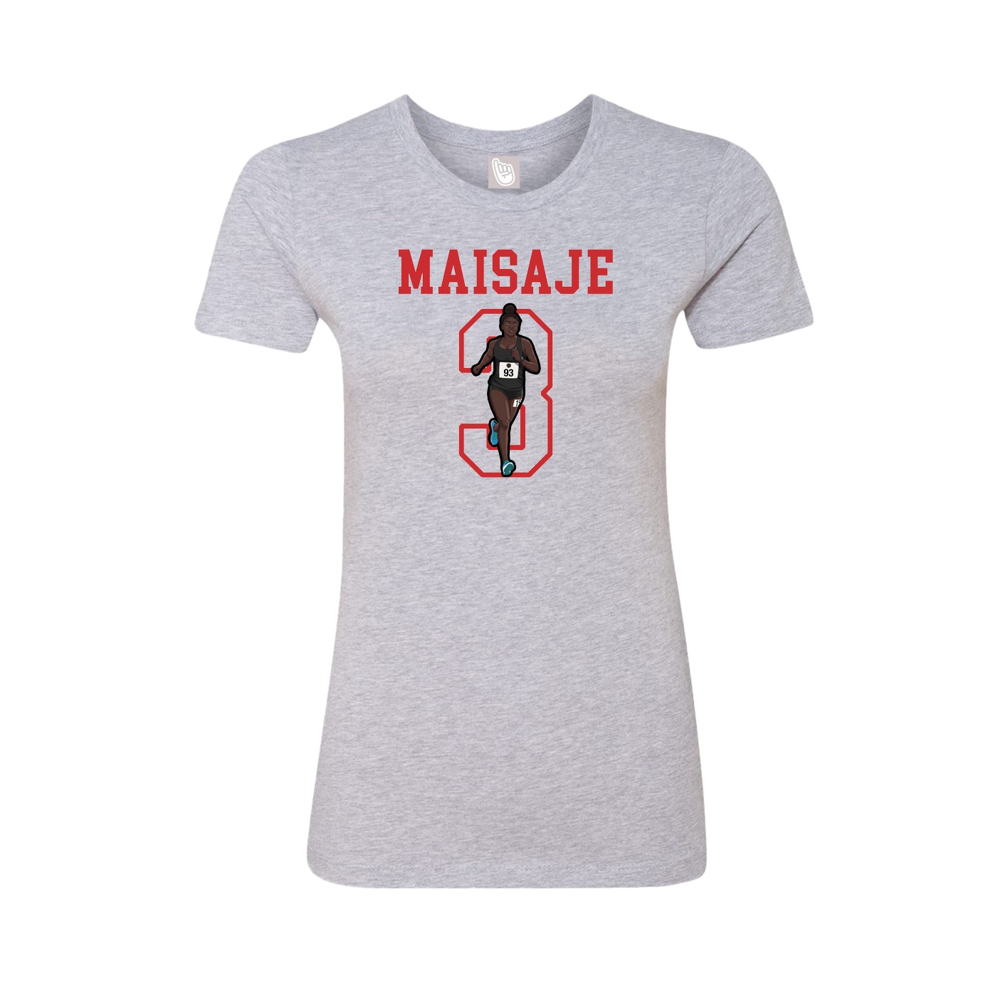 Fitted Women's Tee — Shirsey in Grey