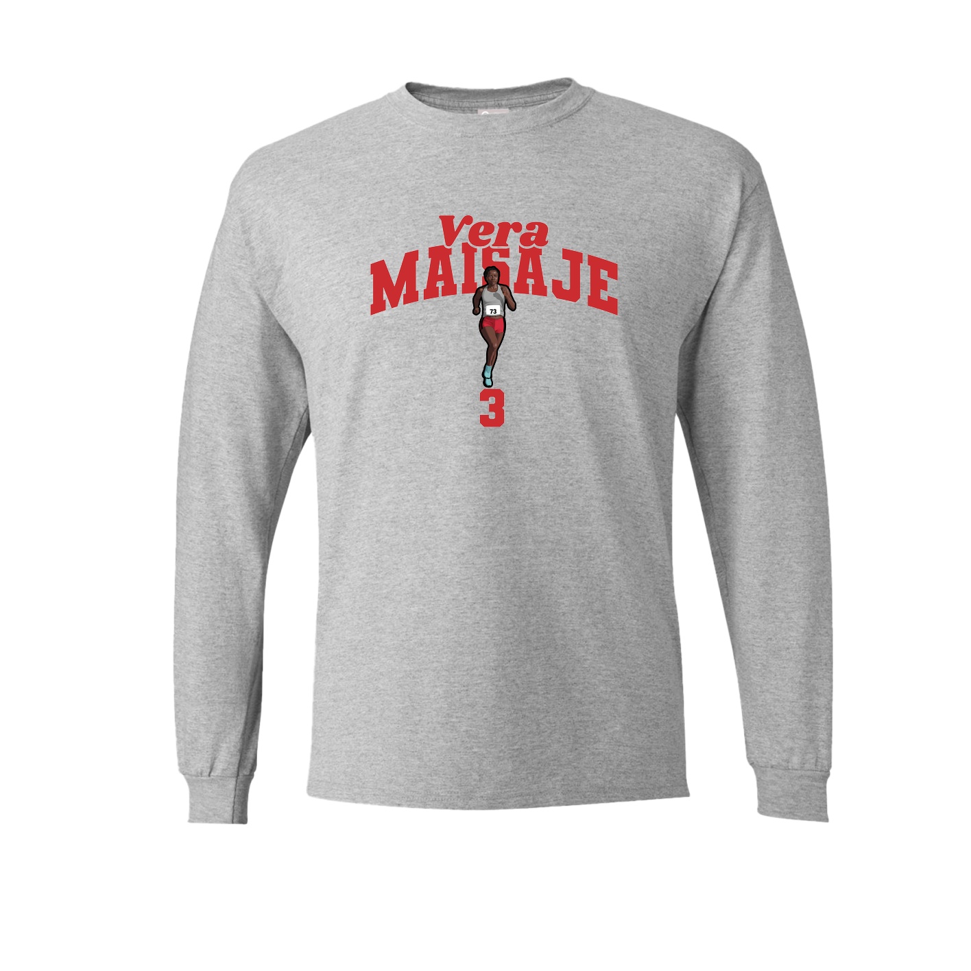 Long Sleeve Tee — Signature Arch in Grey