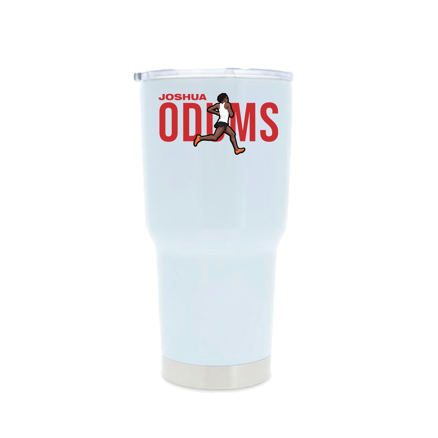 30oz Stainless Steel Tumbler — Player Name in White