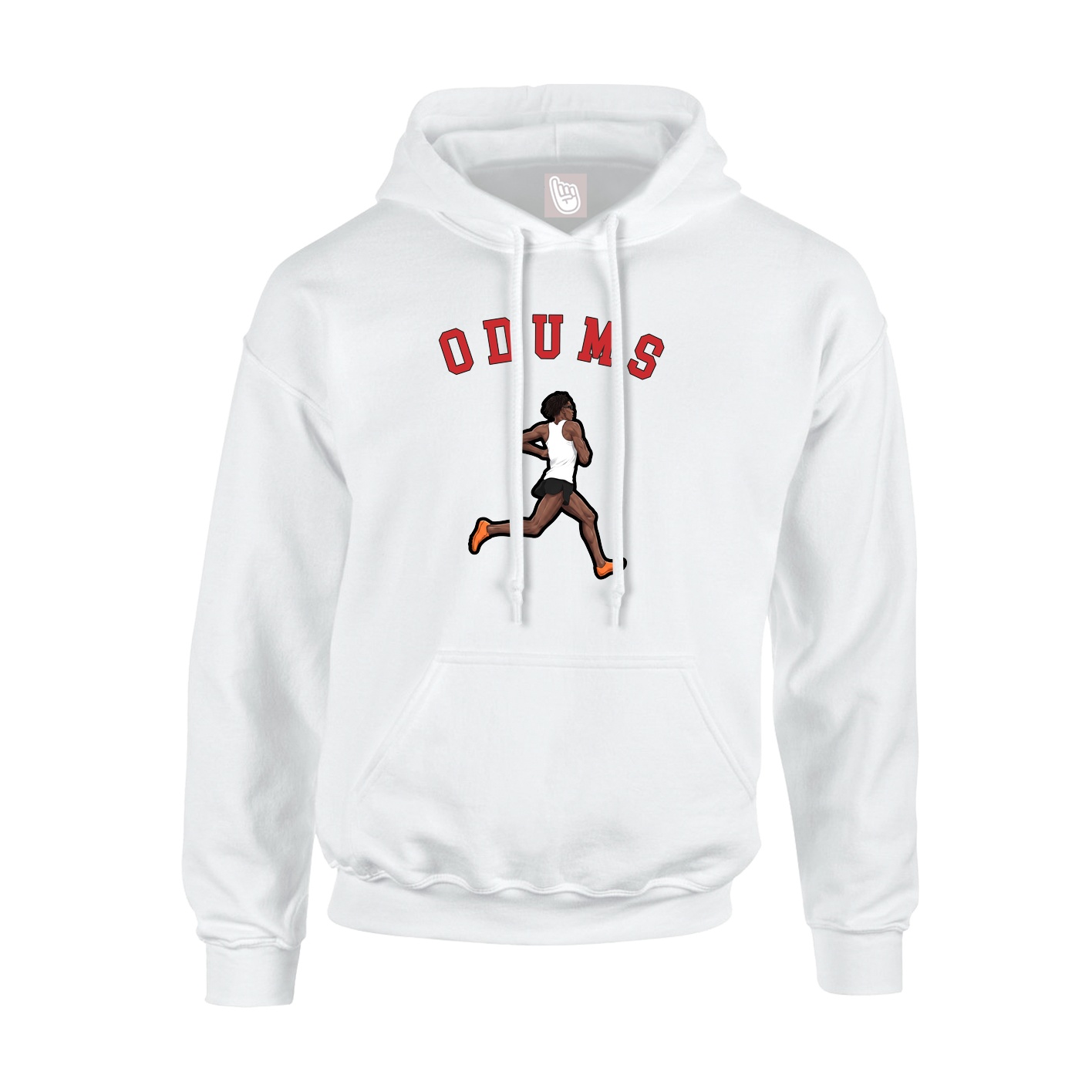 Youth Hoodie — Shirsey Arch in White