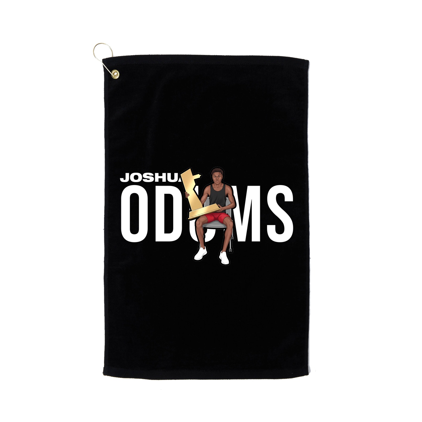 Golf Towel — Player Name in Black