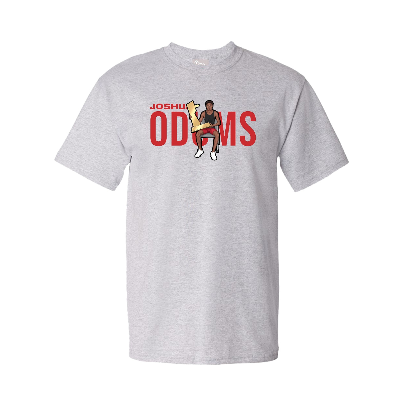 Youth Tee — Player Name in Grey