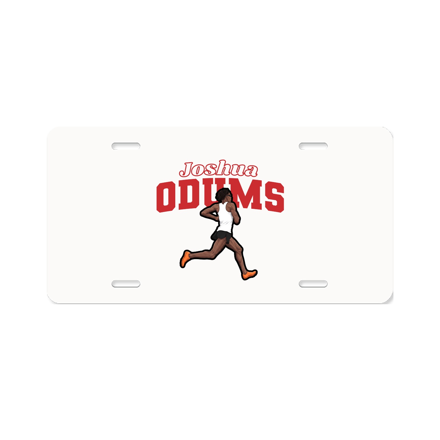 License Plate — Name Arch in Classic