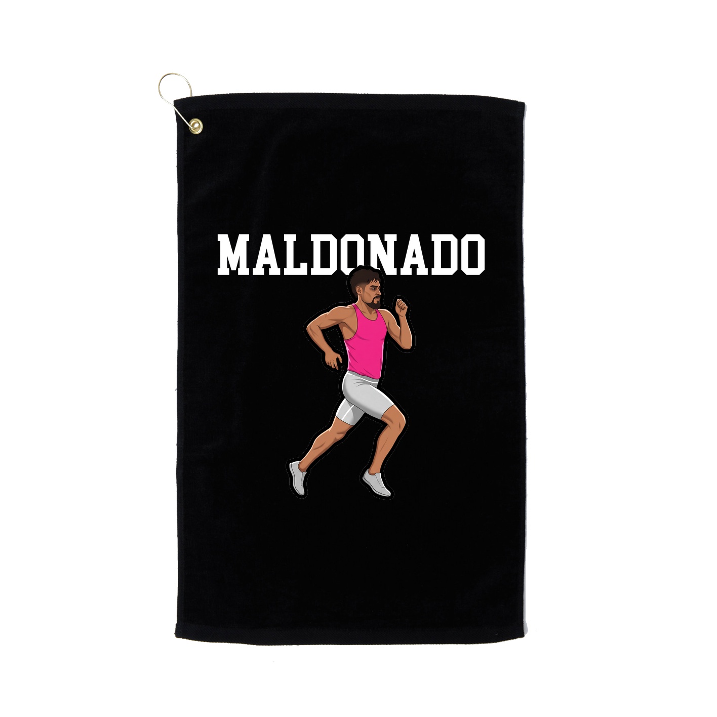 Golf Towel — Classic in Black