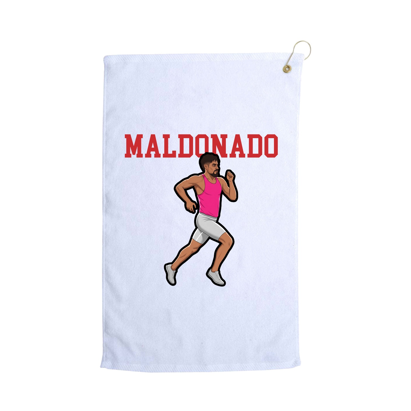 Golf Towel — Classic in White