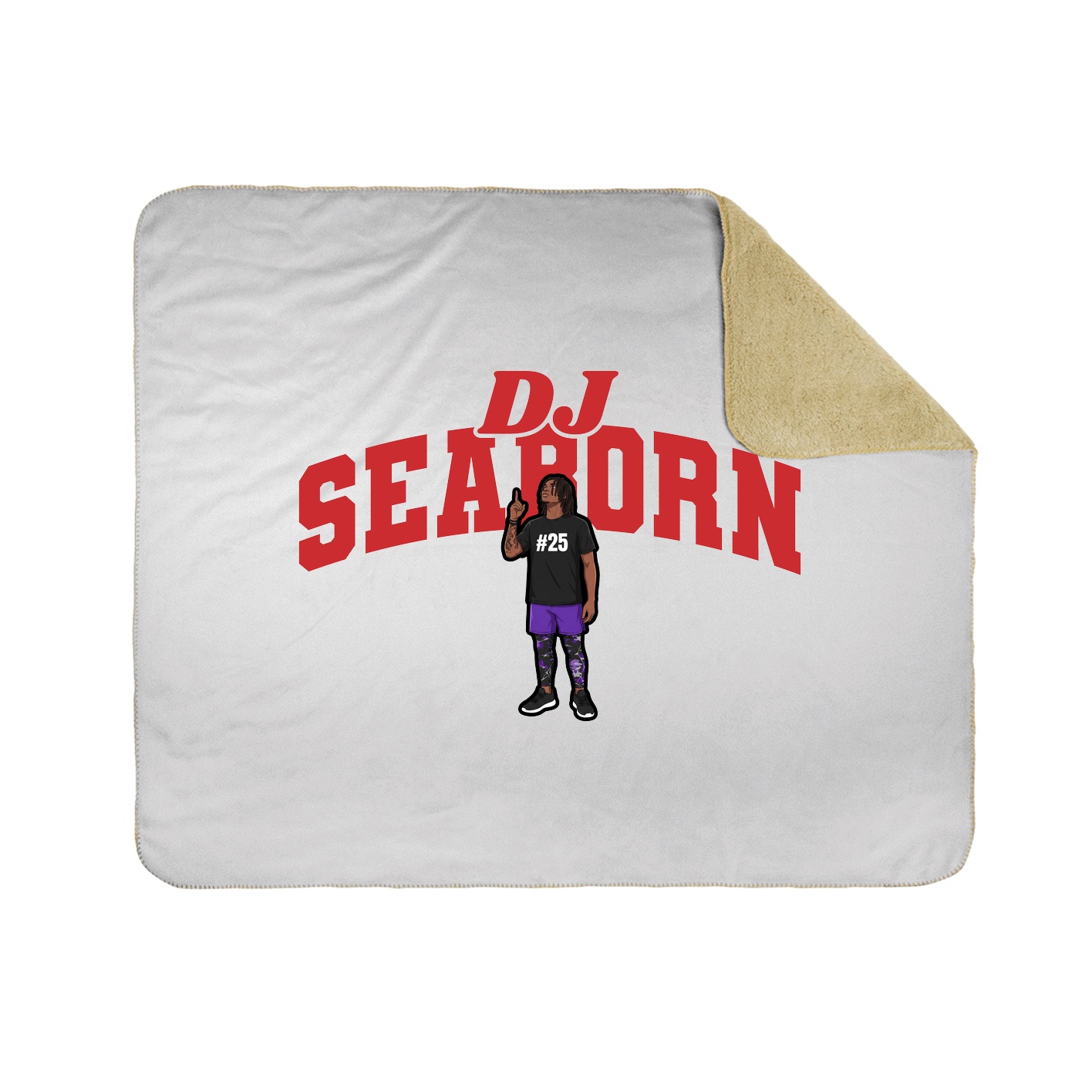Throw Blanket — Signature Arch in White