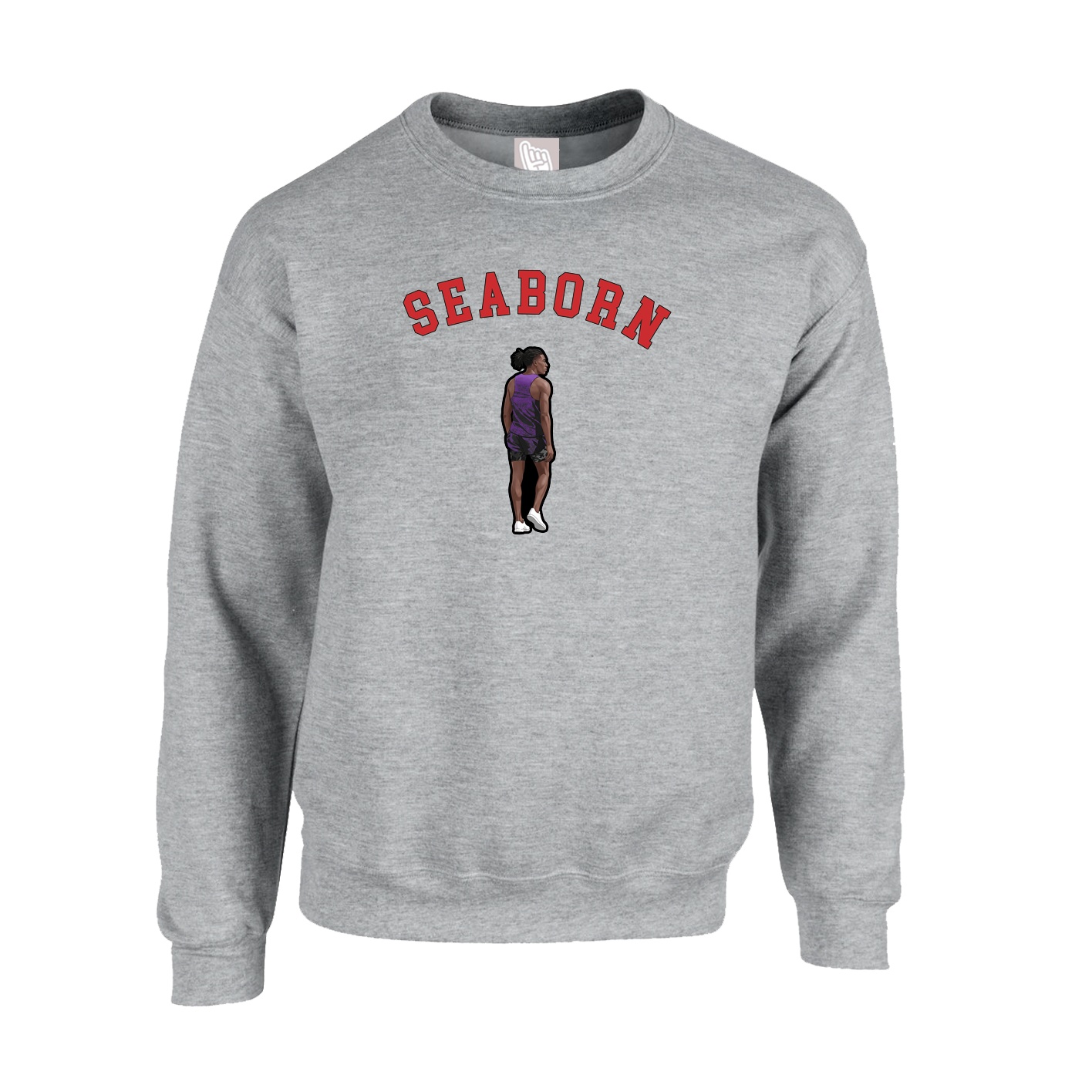 Fleece Crew — Shirsey Arch in Grey