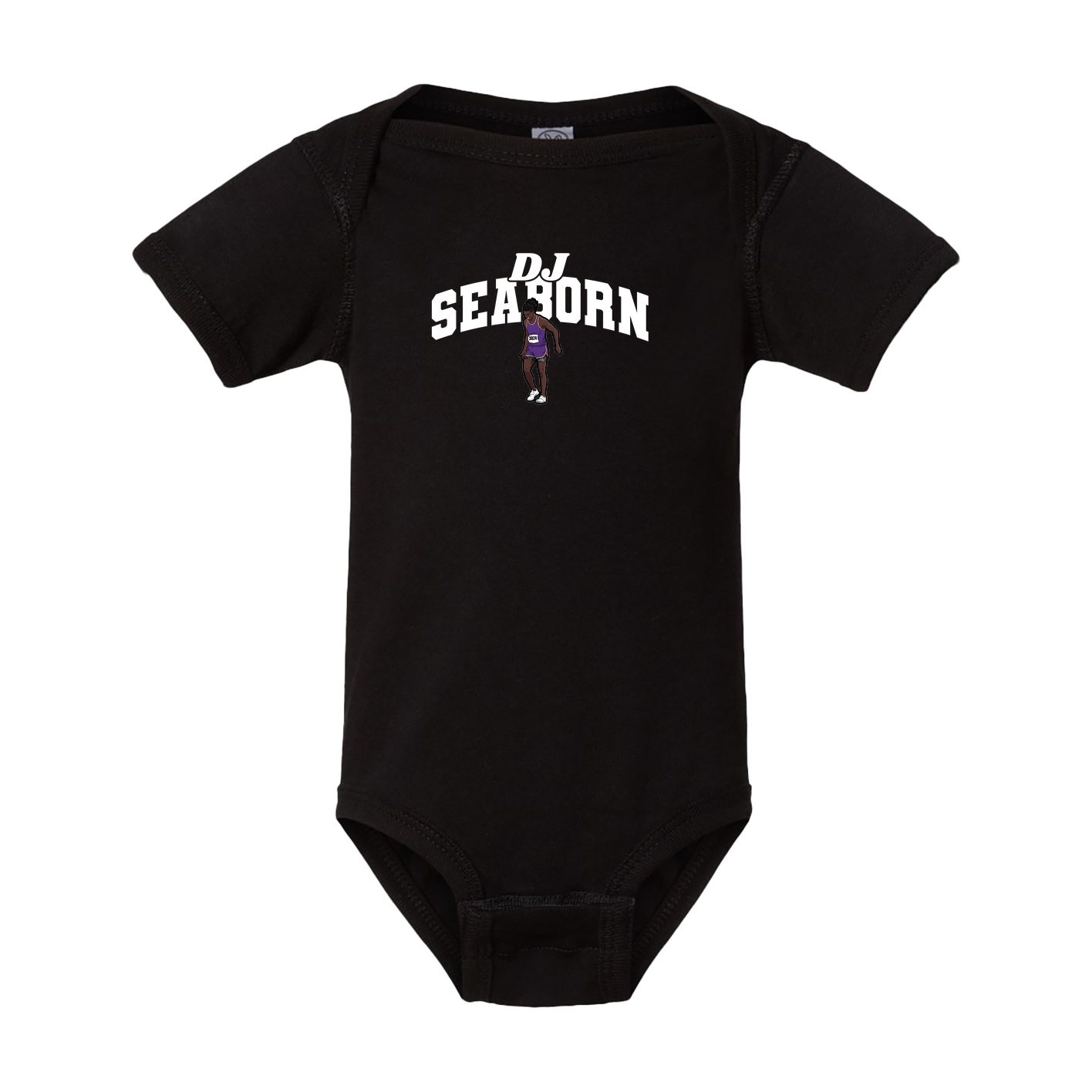 Baby Onesie — Signature Arch in Black