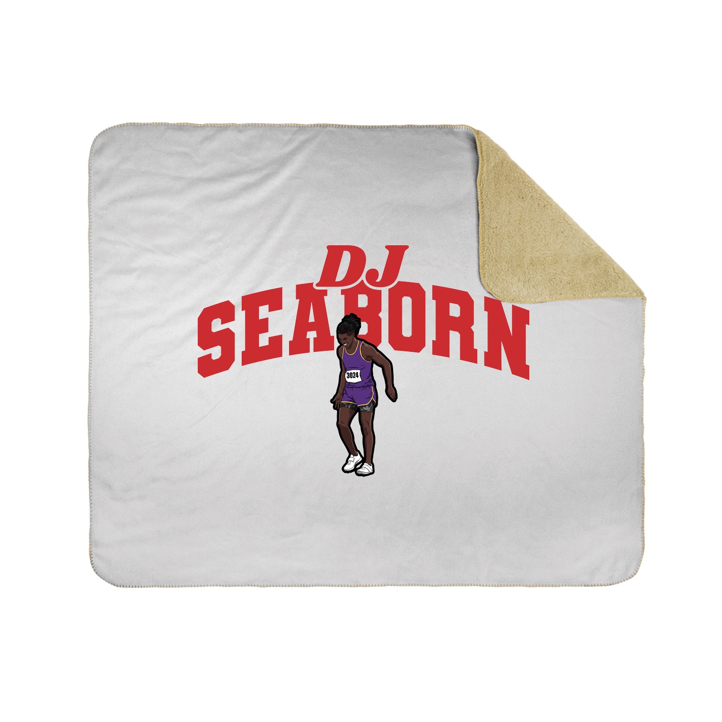 Throw Blanket — Signature Arch in White