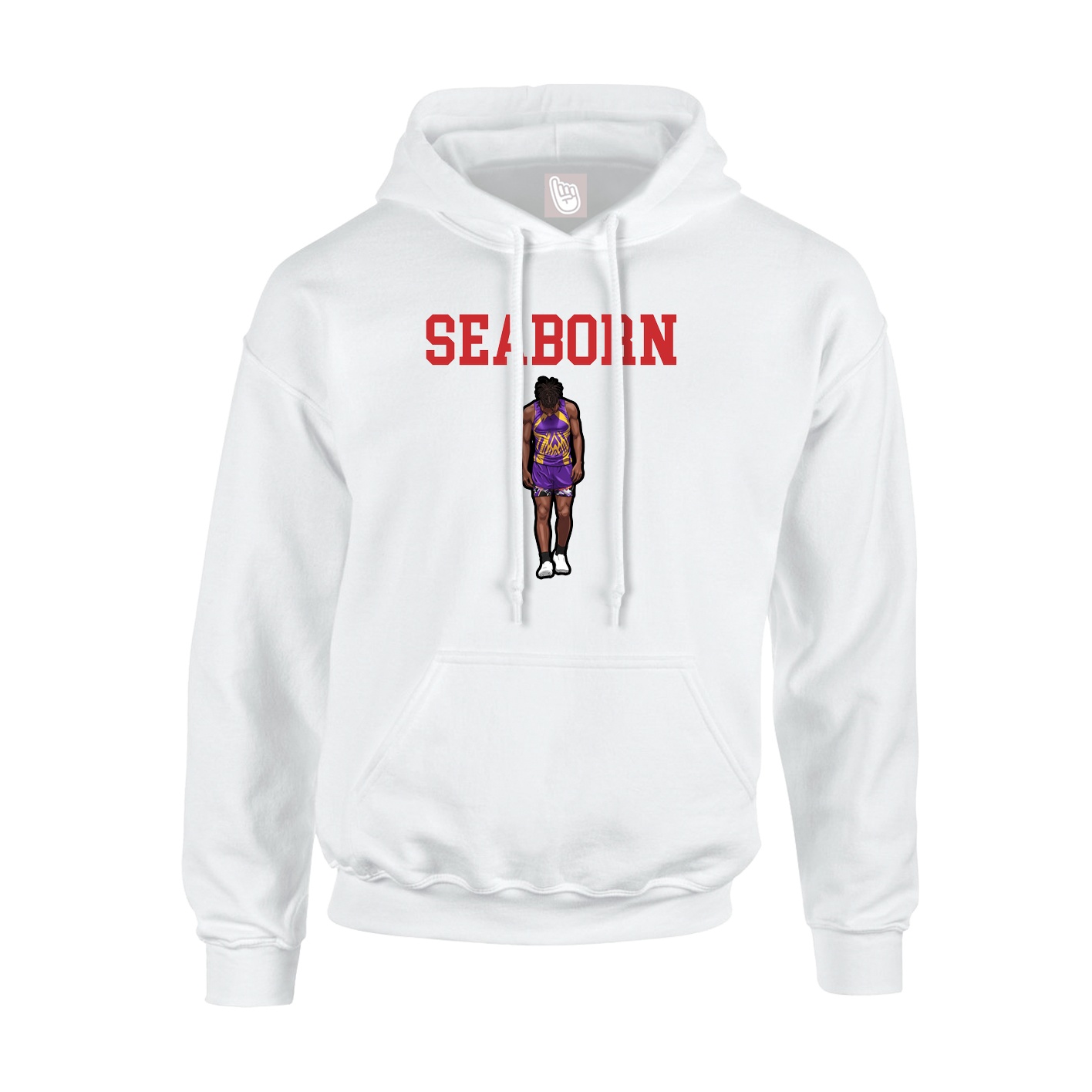 Hoodie — Shirsey in White