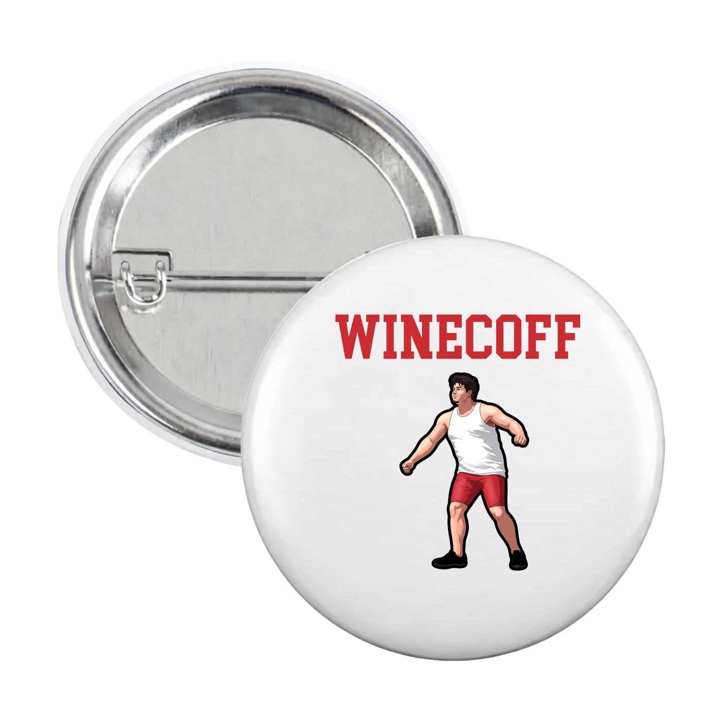 Game Day Button — Shirsey in White