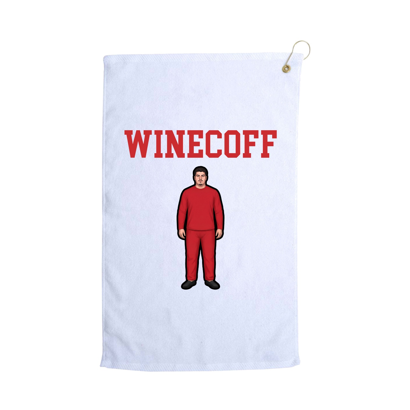 Golf Towel — Shirsey in White