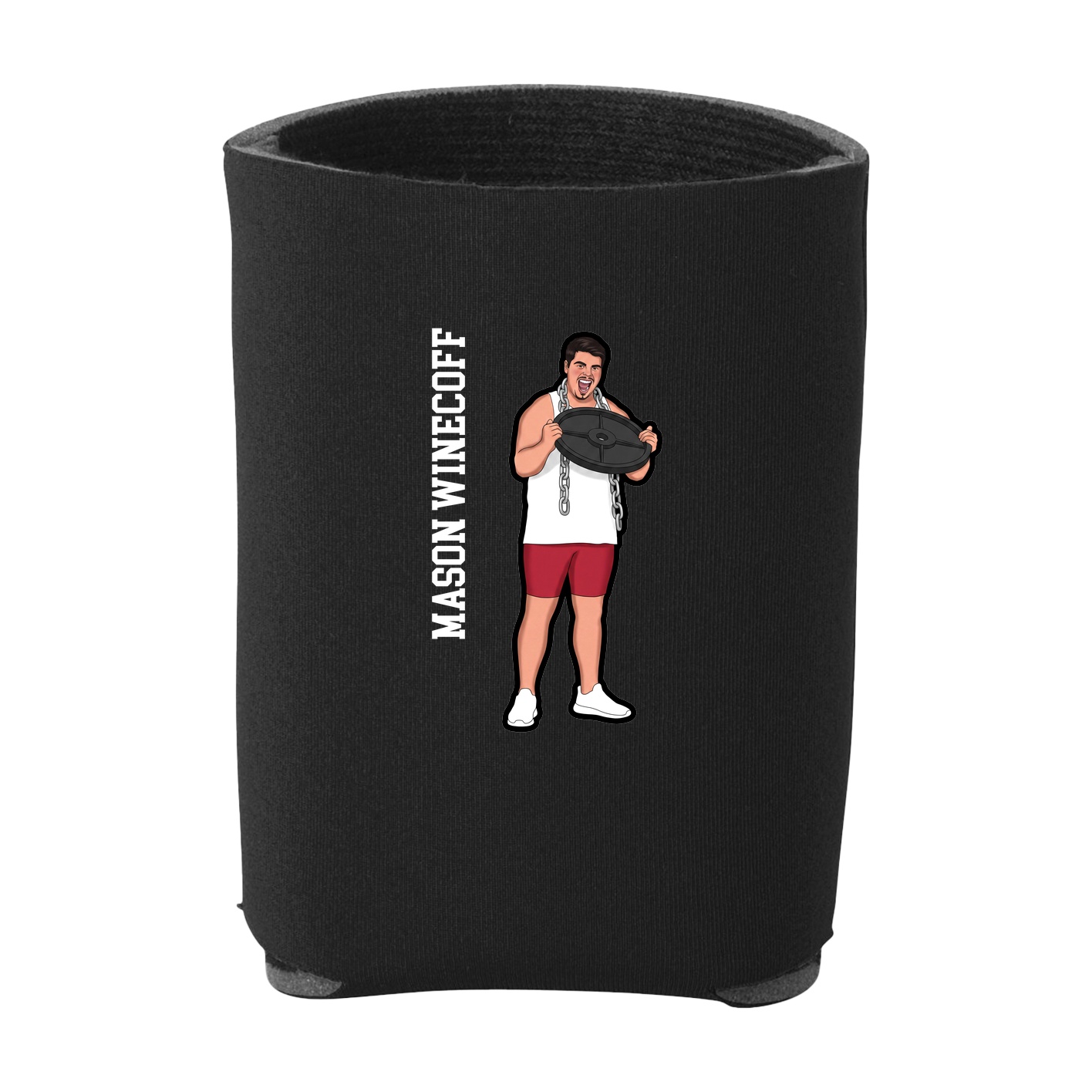 Can Holder — Name Vertical in Black