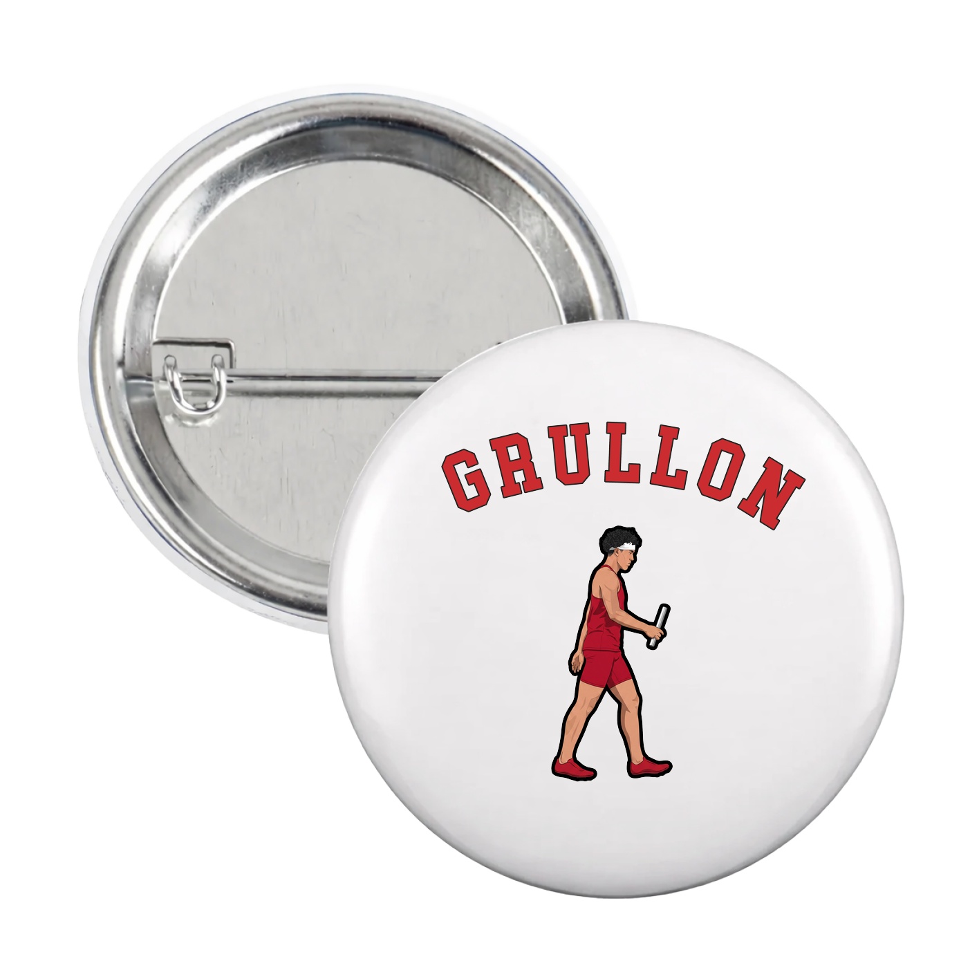 Game Day Button — Shirsey Arch in White