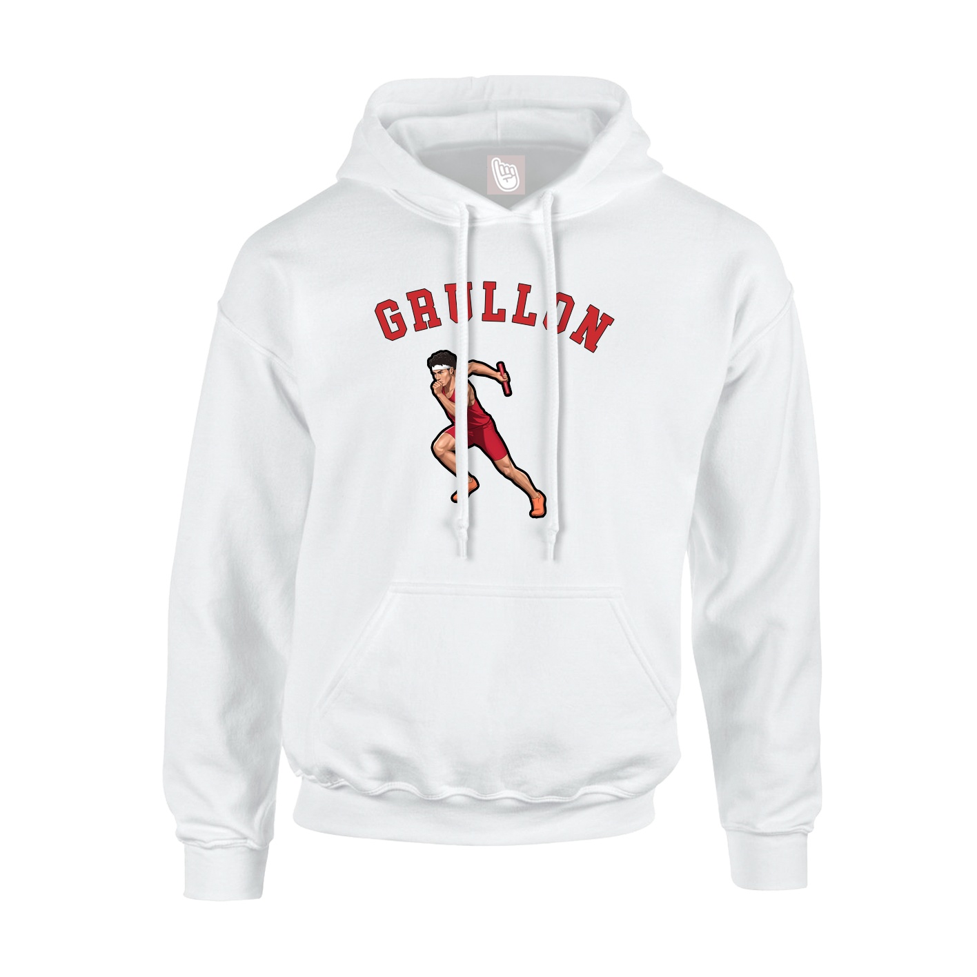 Hoodie — Shirsey Arch in White