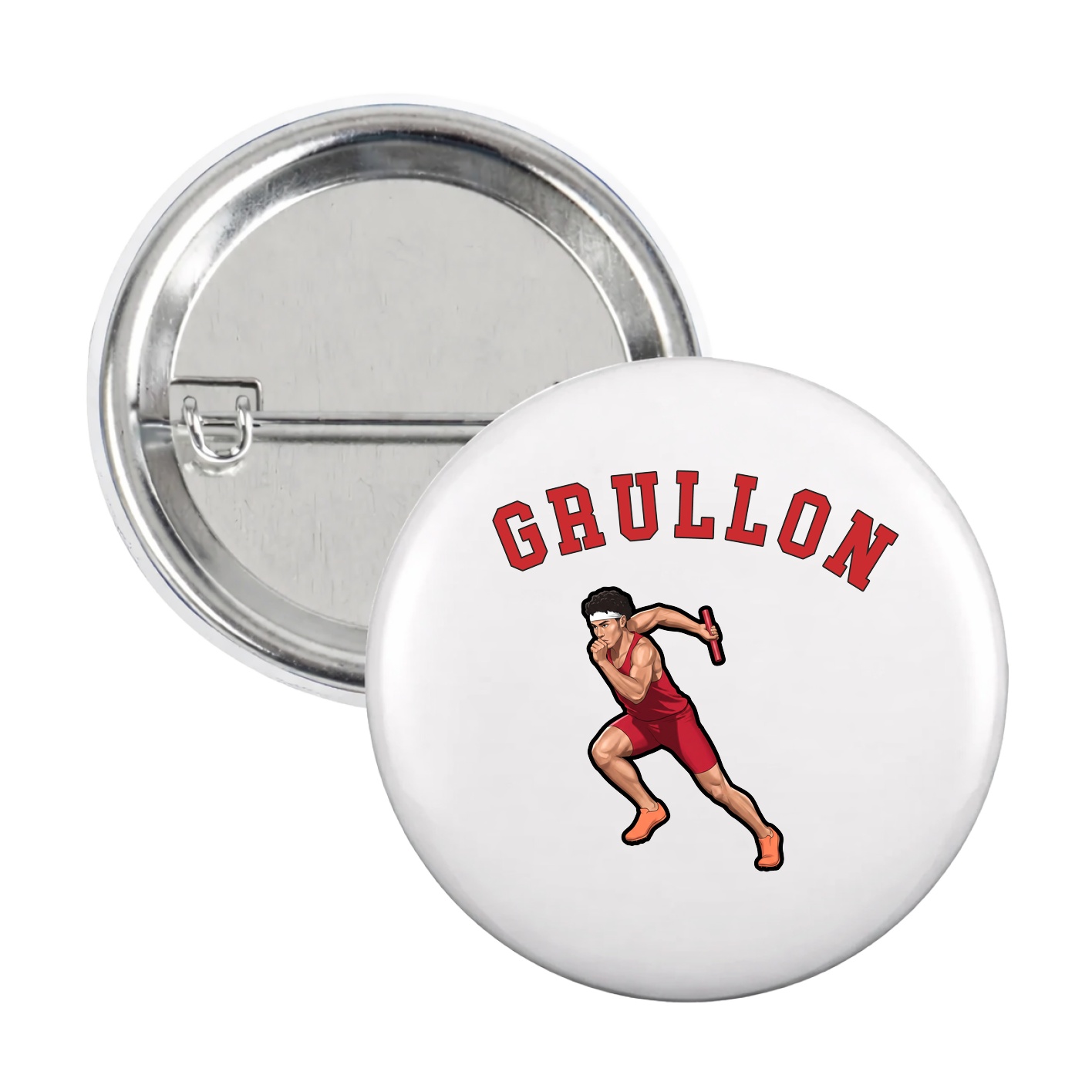 Game Day Button — Shirsey Arch in White