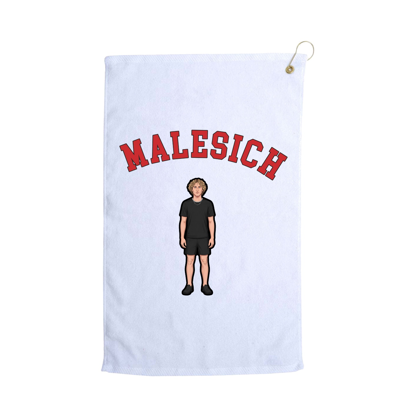 Golf Towel — Shirsey Arch in White