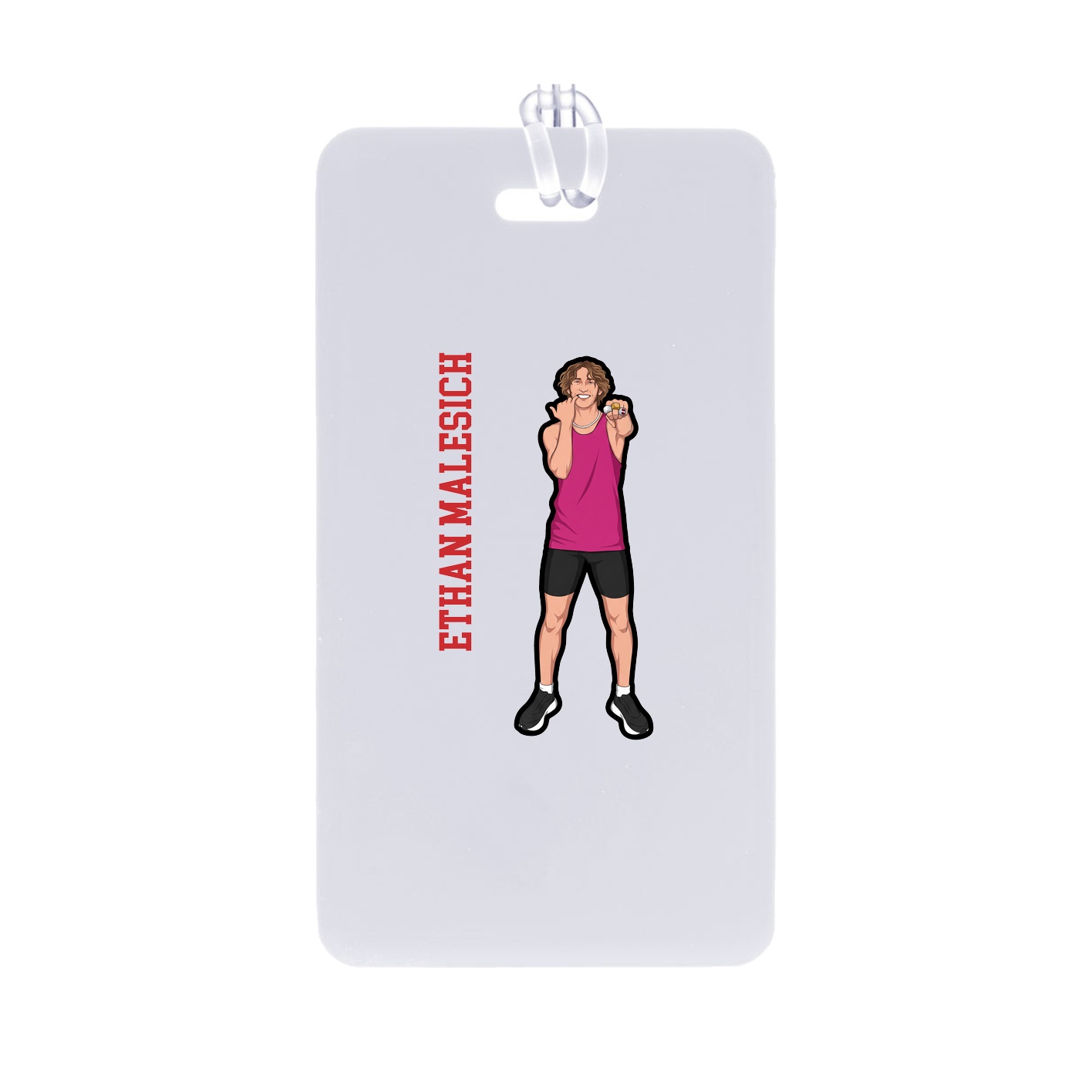 Bag Tag — Name Vertical in Classic