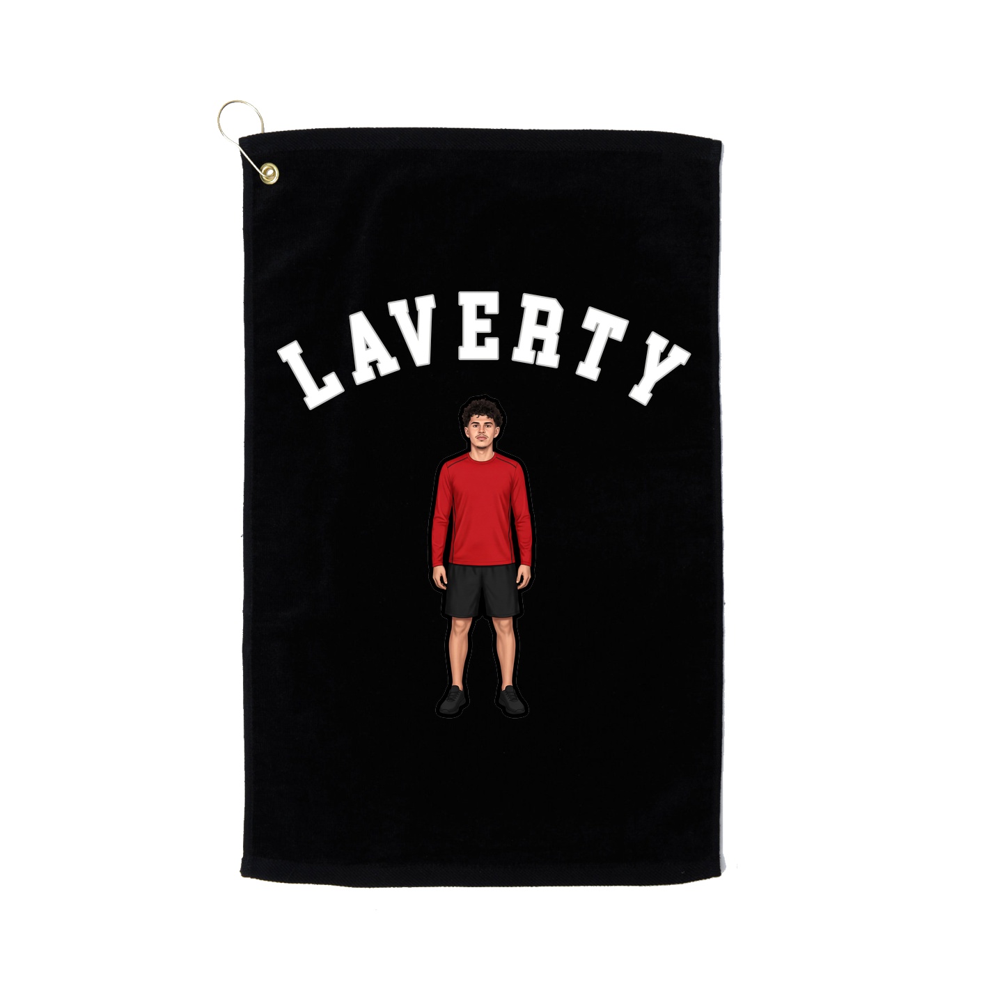 Golf Towel — Classic in Black