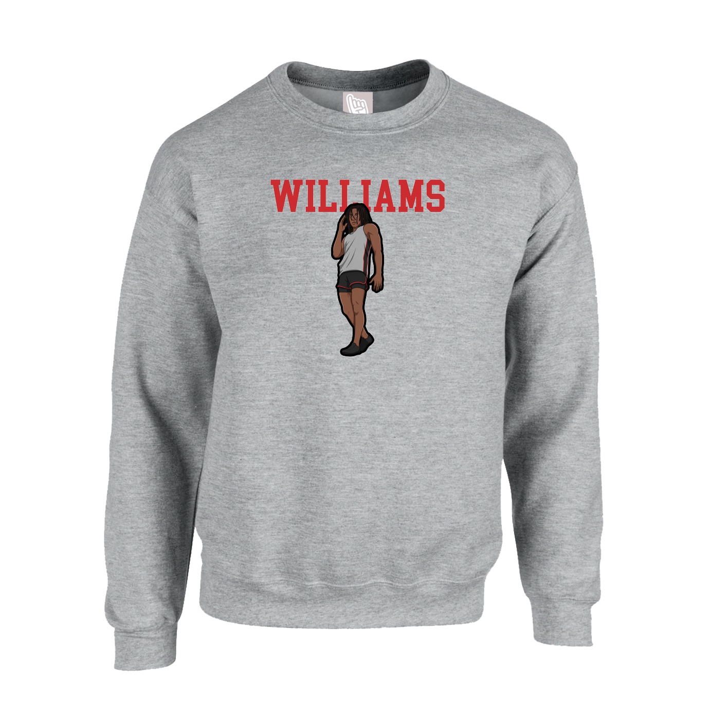 Fleece Crew — Shirsey in Grey