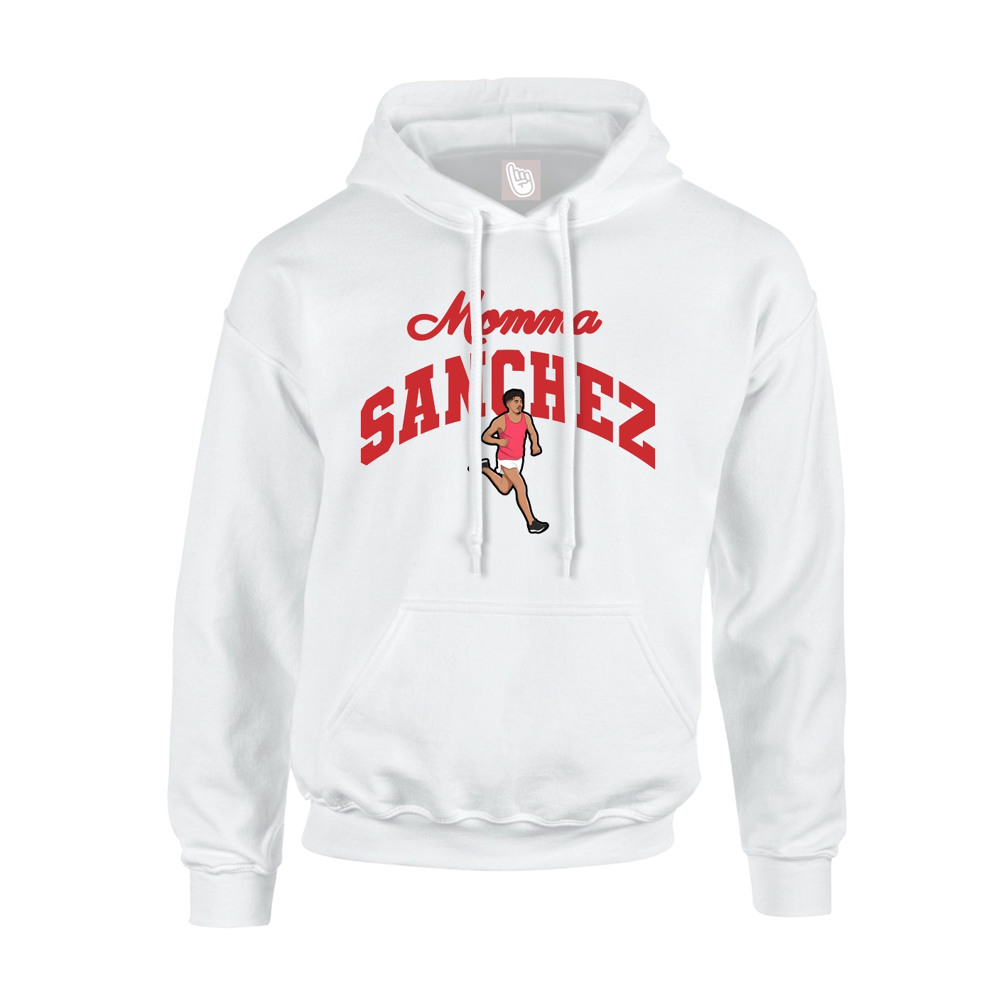 Youth Hoodie — Mothers Day Arch in White