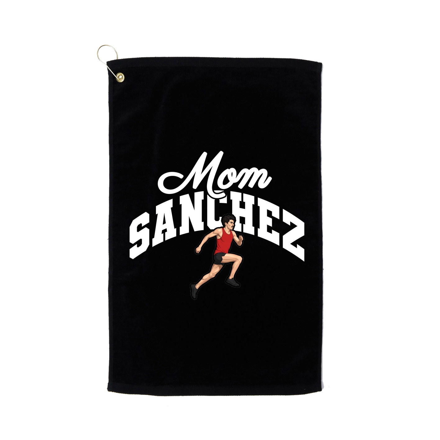 Golf Towel — Mothers Day Arch in Black