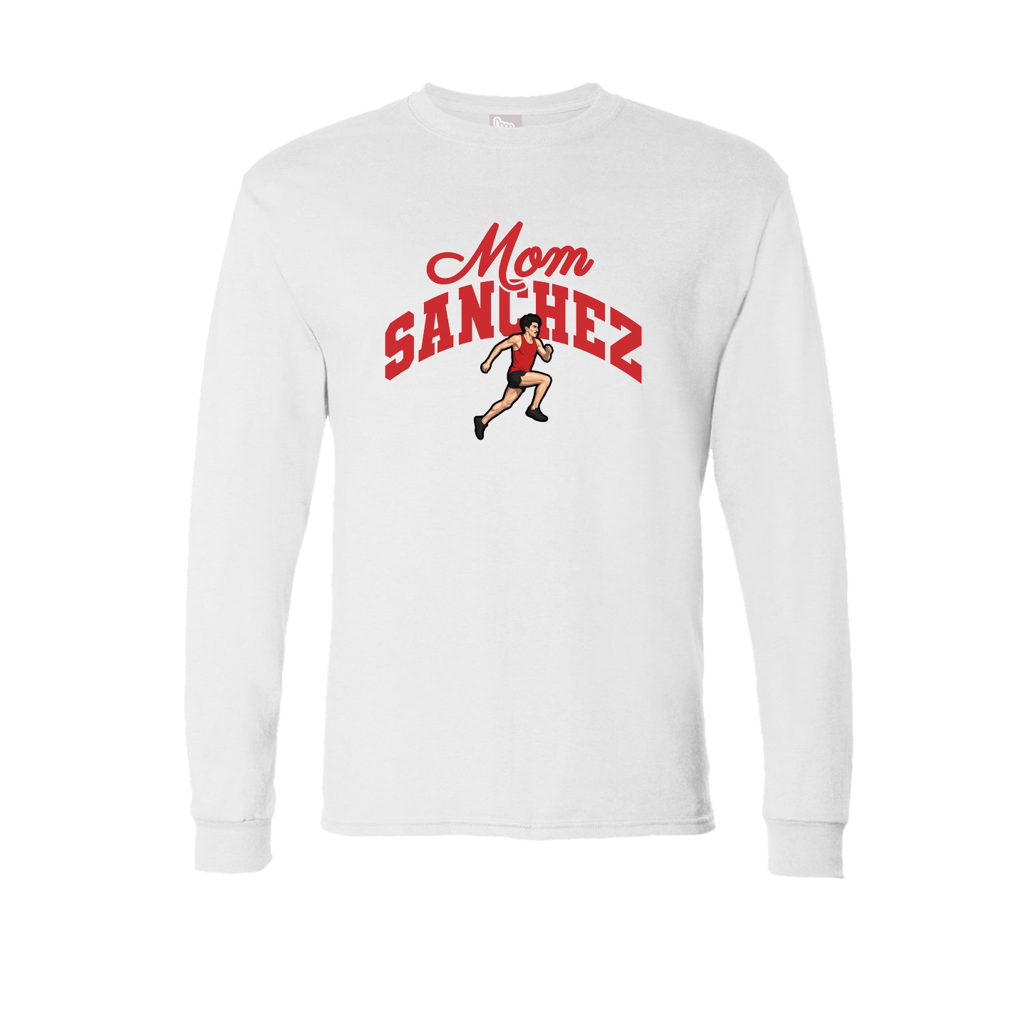 Long Sleeve Tee — Mothers Day Arch in White