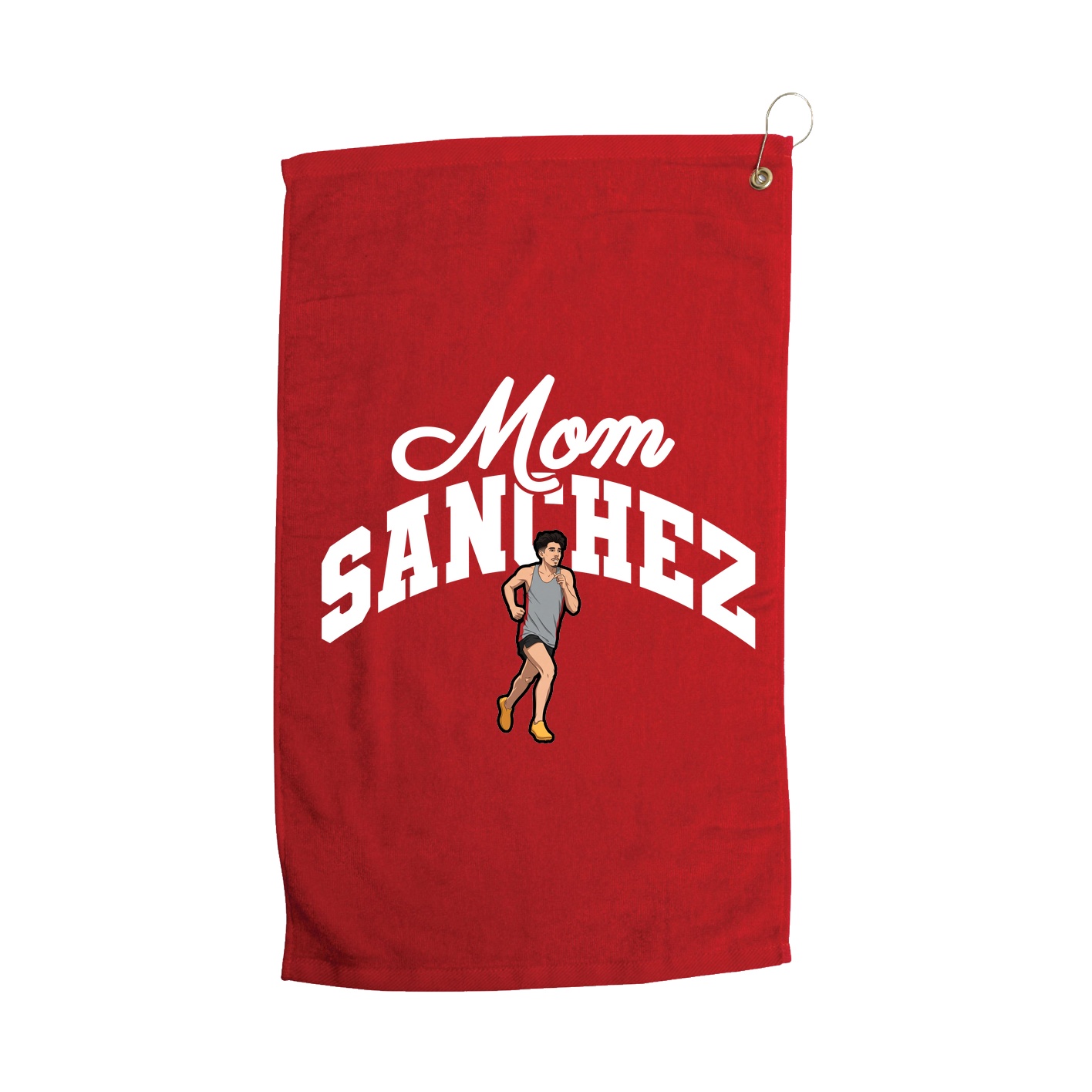 Golf Towel — Mothers Day Arch in Red