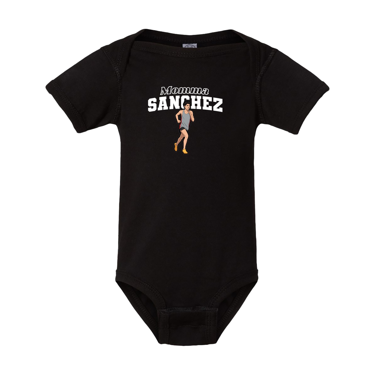 Baby Onesie — Mothers Day Block in Black