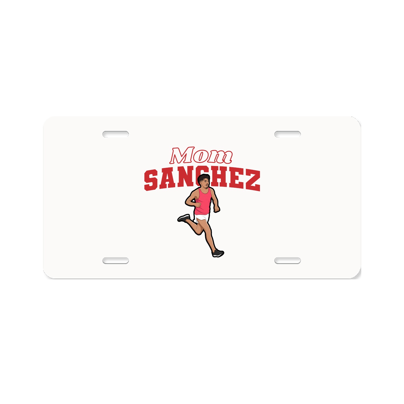 License Plate — Mothers Day Block in Classic