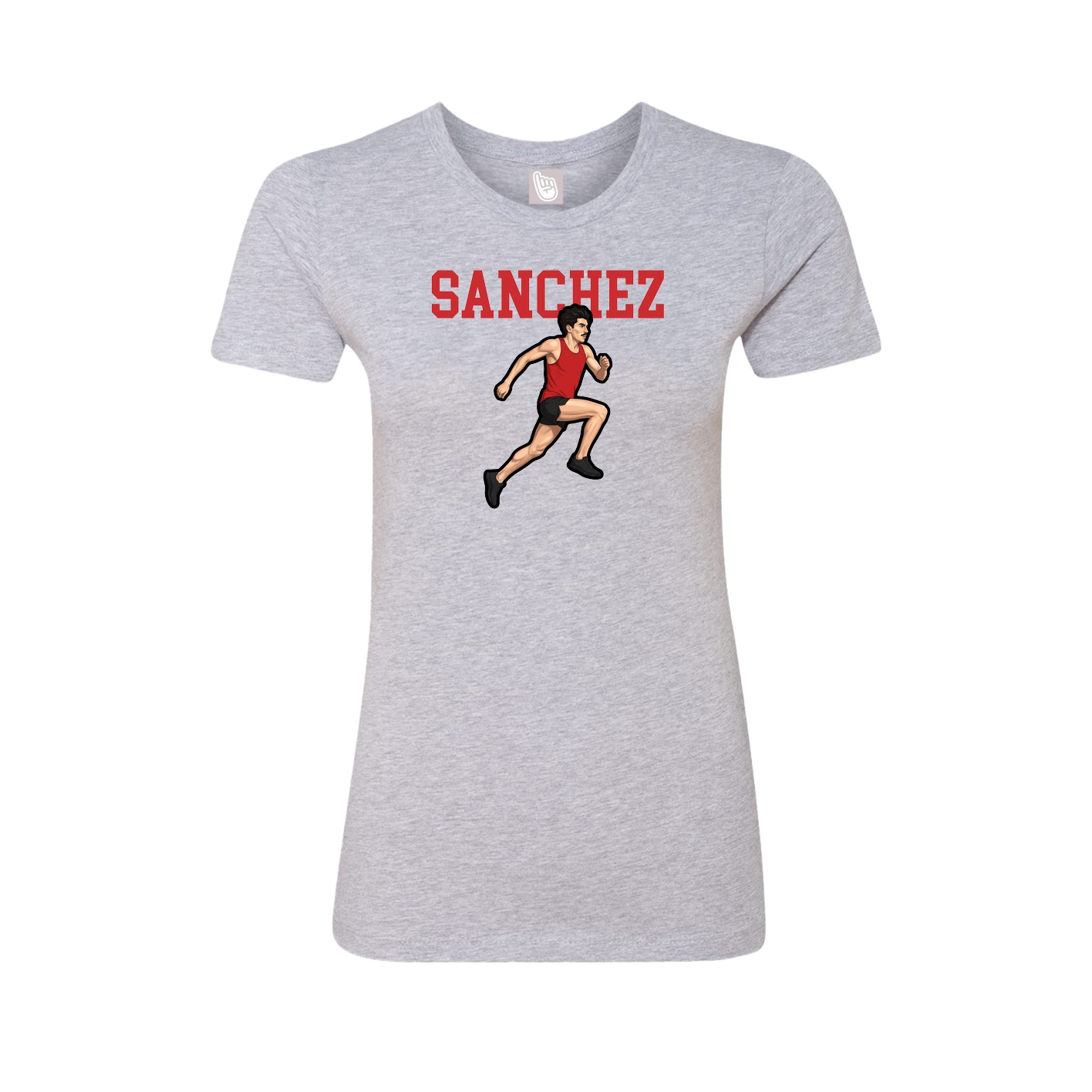 Fitted Women's Tee — Shirsey in Grey