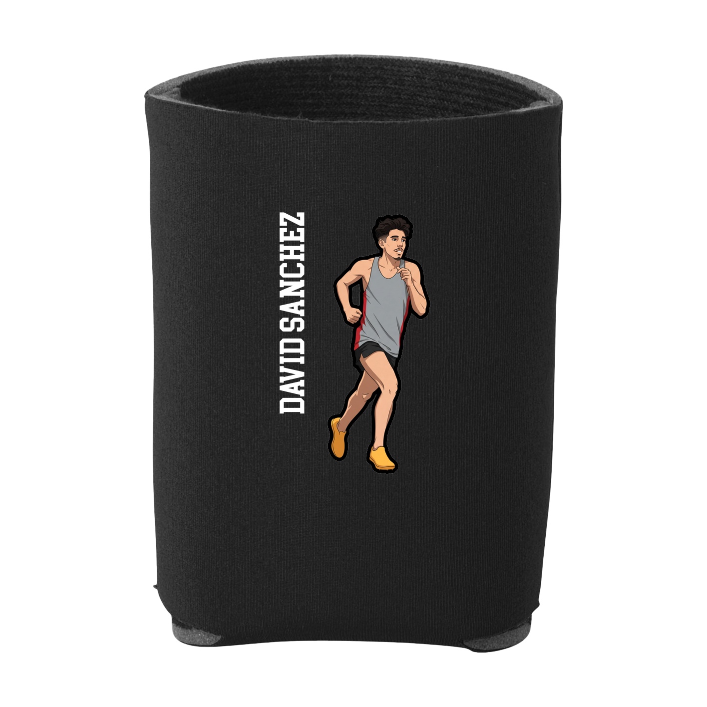 Can Holder — Name Vertical in Black