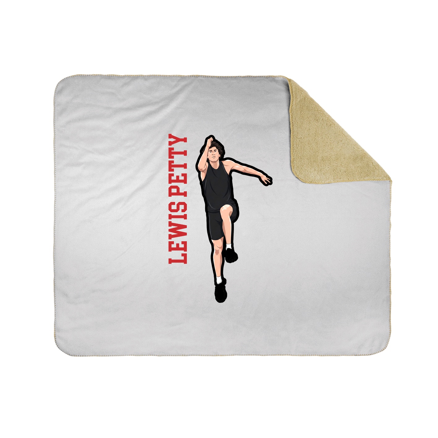 50x60 Sherpa Lined Throw Blanket