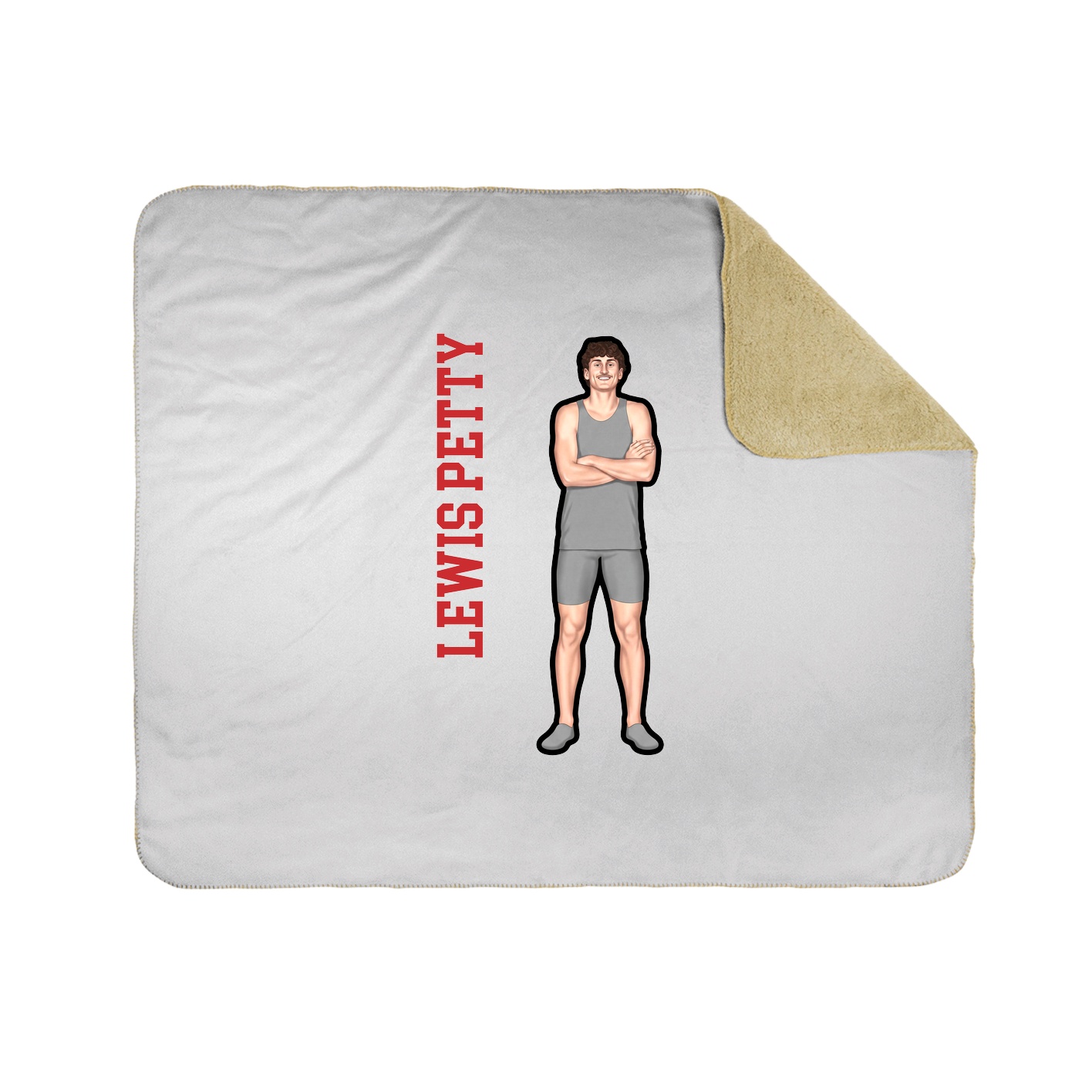 50x60 Sherpa Lined Throw Blanket