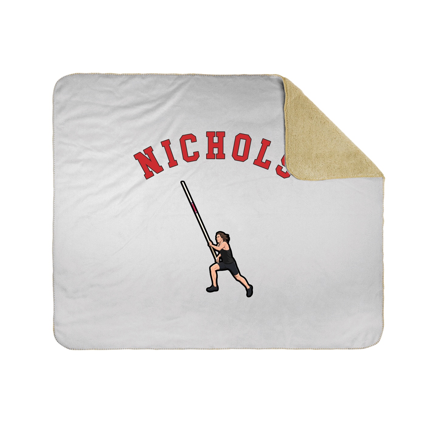 50x60 Sherpa Lined Throw Blanket