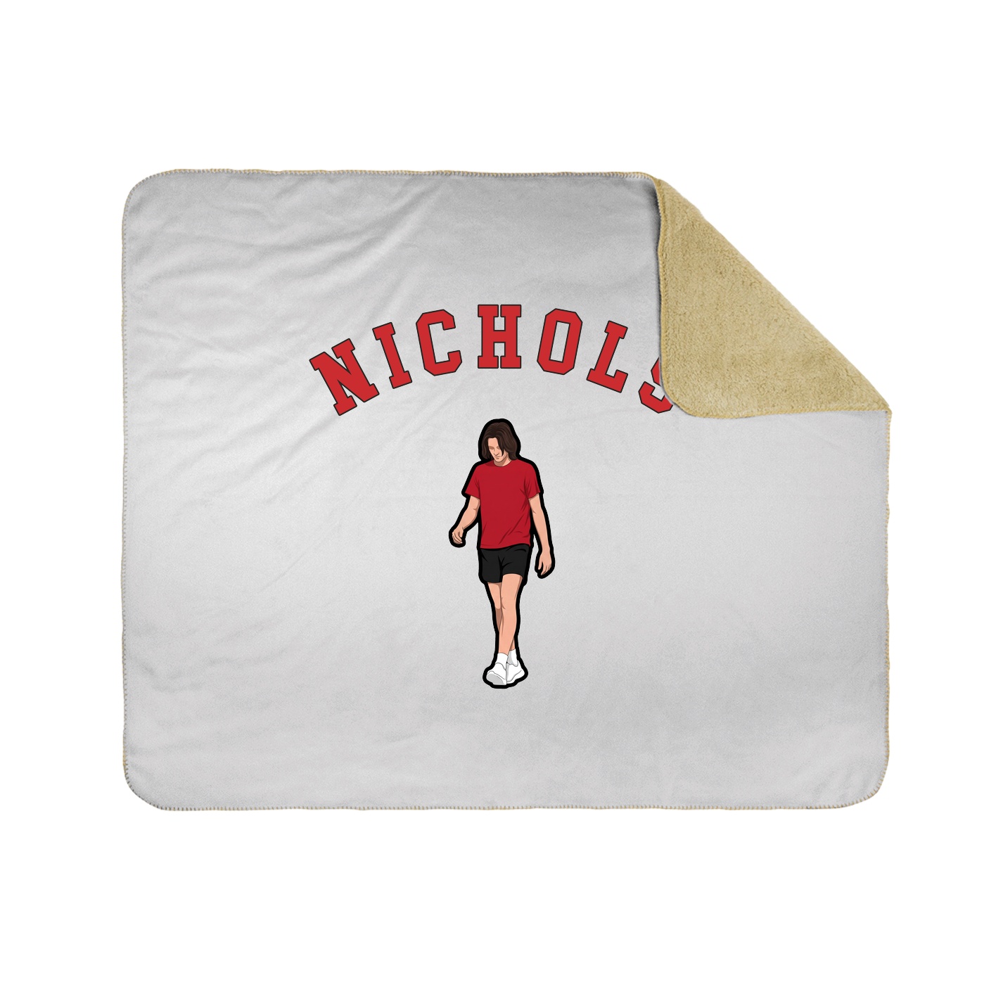 50x60 Sherpa Lined Throw Blanket