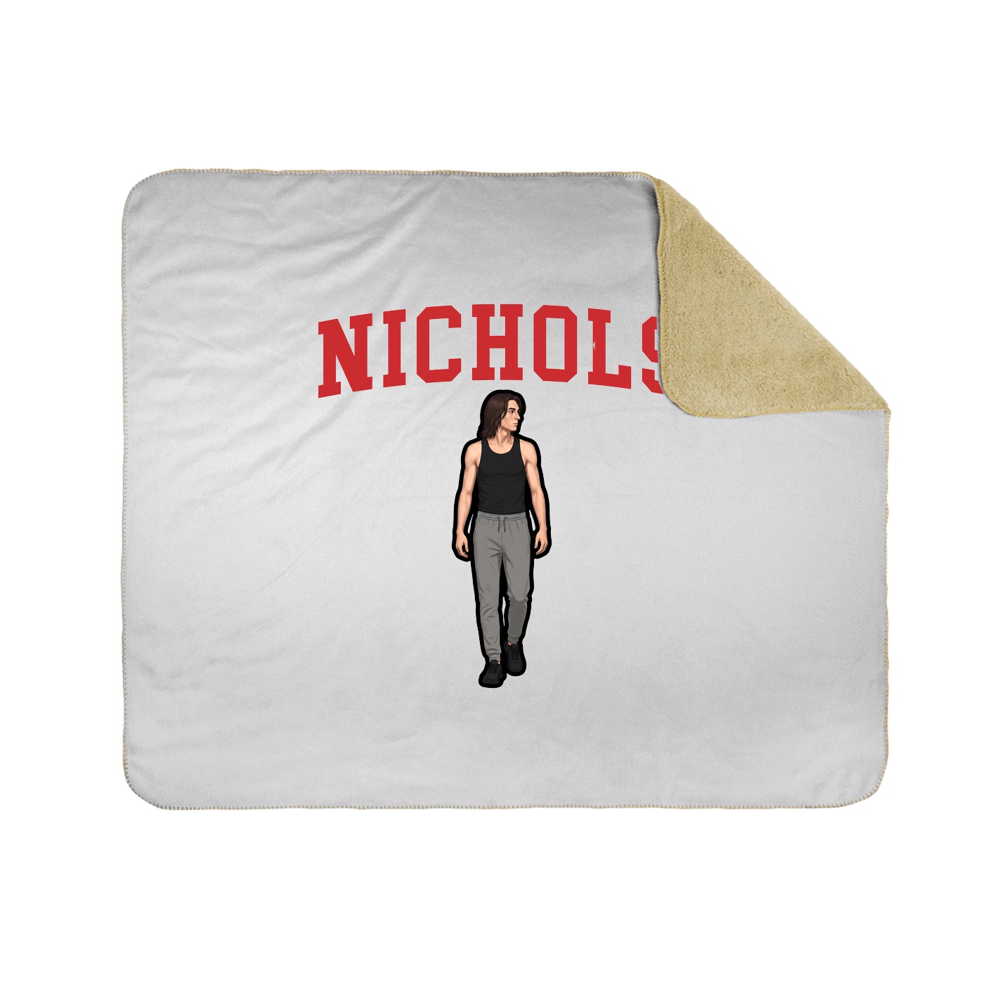 50x60 Sherpa Lined Throw Blanket